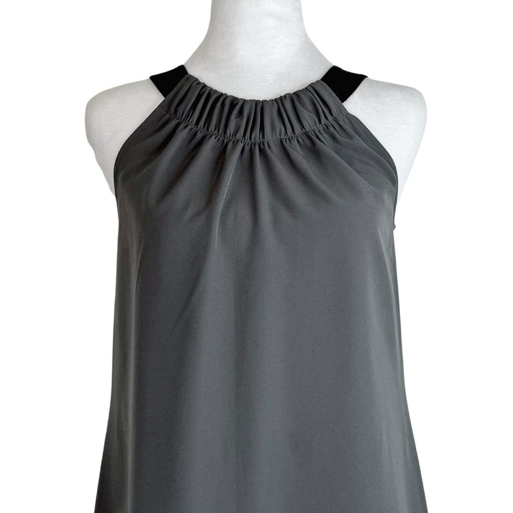 Banana Republic NWOT BANANA REPUBLIC Women's Sleek Grey Halter Mini Dress 2 Size XS / US 0-2 / IT 36-38 - 1 Thumbnail