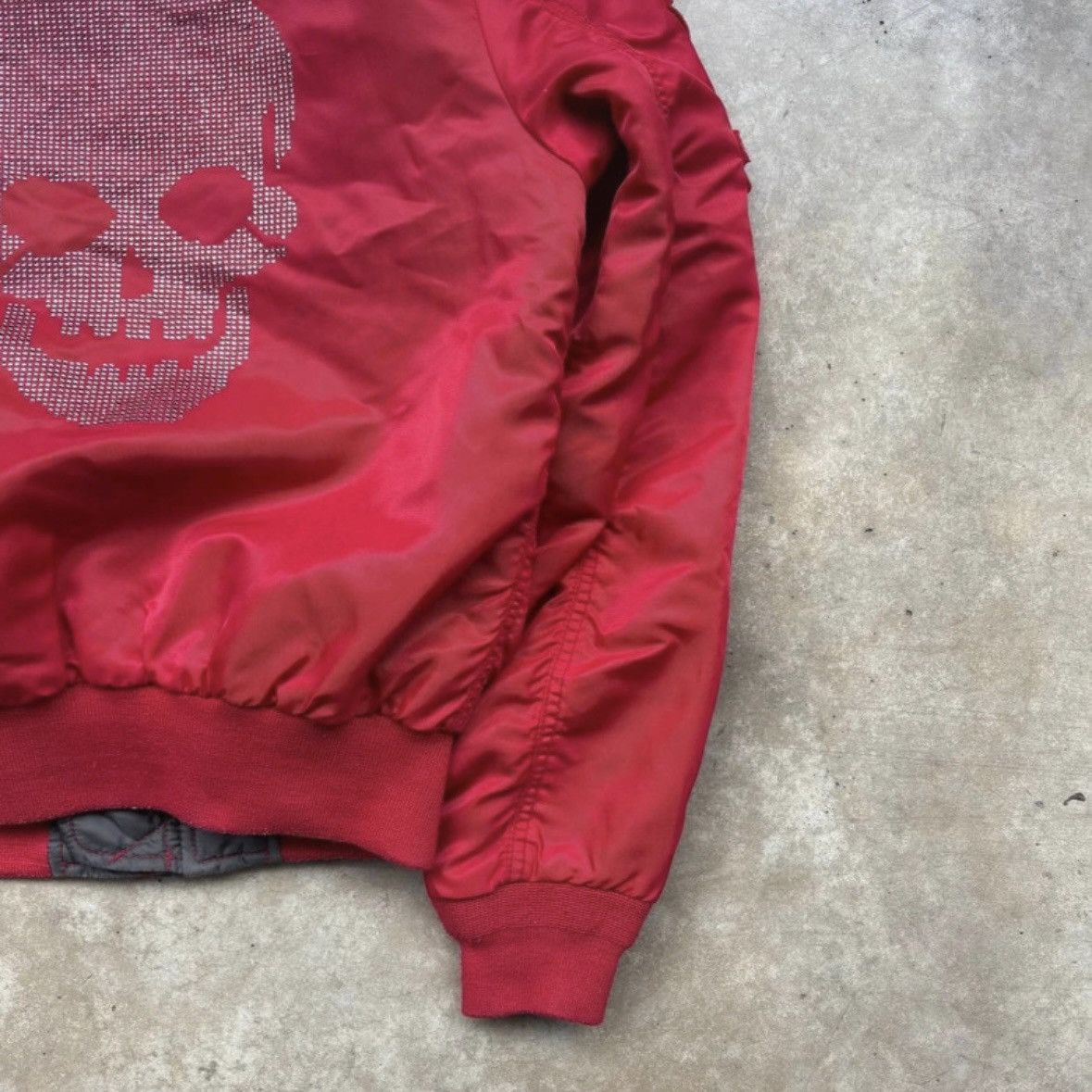 True Religion True Religion Alpha Bomber Jacket – Skull Back Patch – S Size S / US 4 / IT 40 - 8 Thumbnail