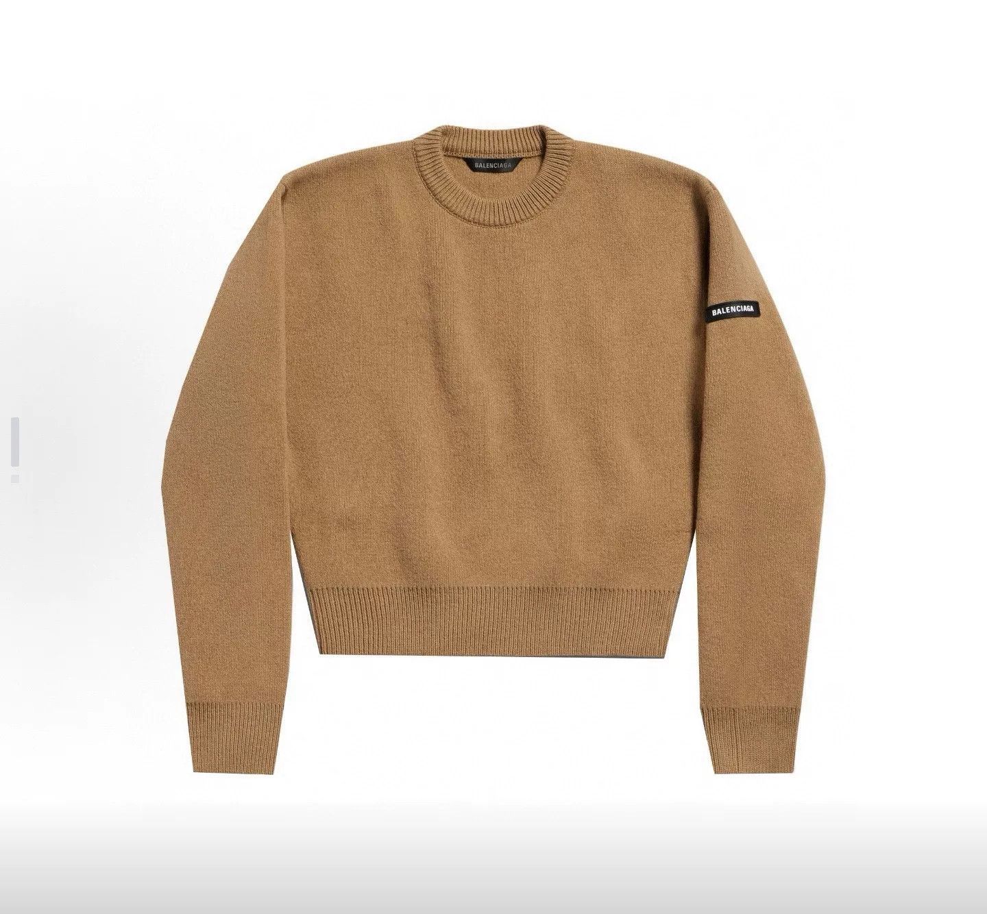Balenciaga Balenciaga Wool Ribbed Crewneck Sweater Size US M / EU 48-50 / 2 - 1 Thumbnail