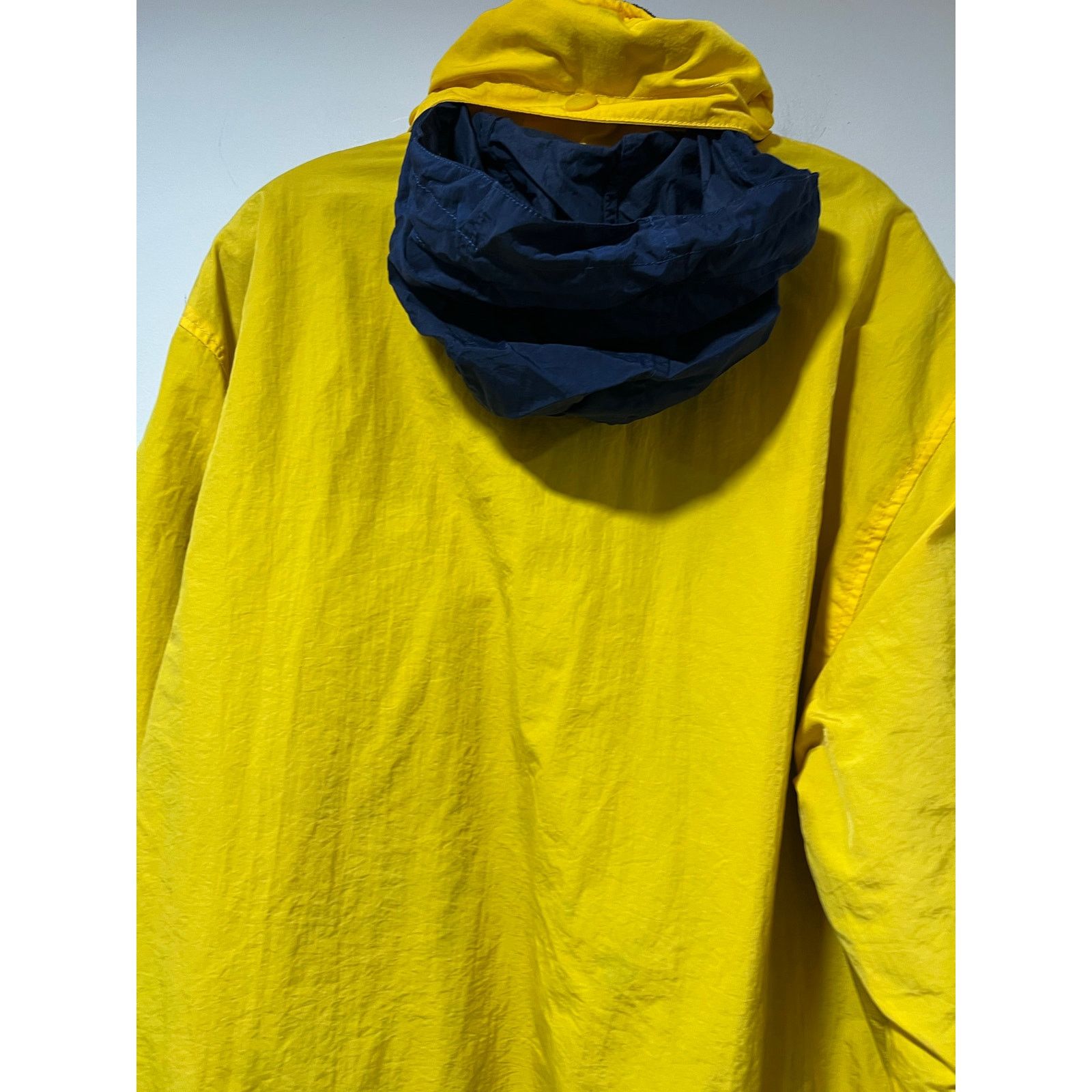 Tommy Hilfiger Vintage Tommy Hilfiger Fleece Lined Winter Coat Yellow Hood Size US L / EU 52-54 / 3 - 7 Thumbnail