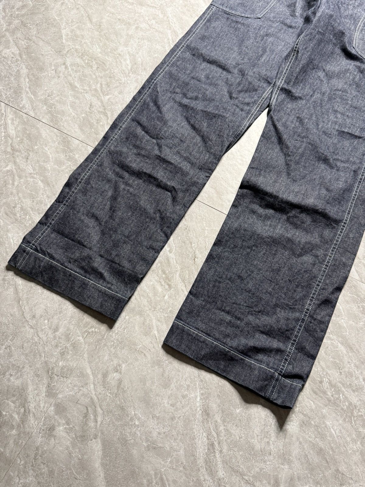 Two Moon Two Moon Japan Cinch Back 097 Denim Pants Size US 30 / EU 46 - 3 Thumbnail