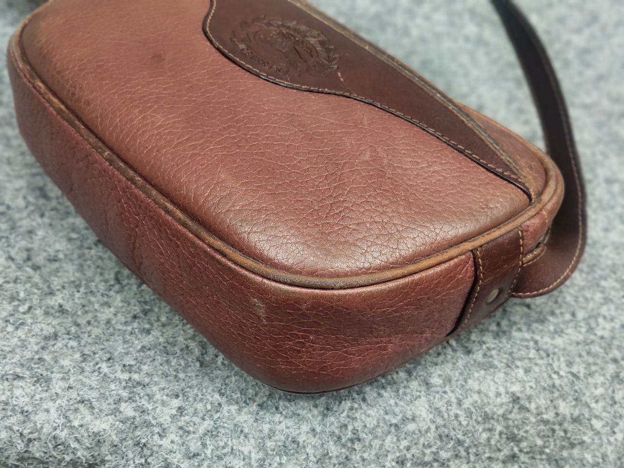 Burberry Vintage 90's Burberry brown leather messenger shoulder bag Size ONE SIZE - 7 Thumbnail