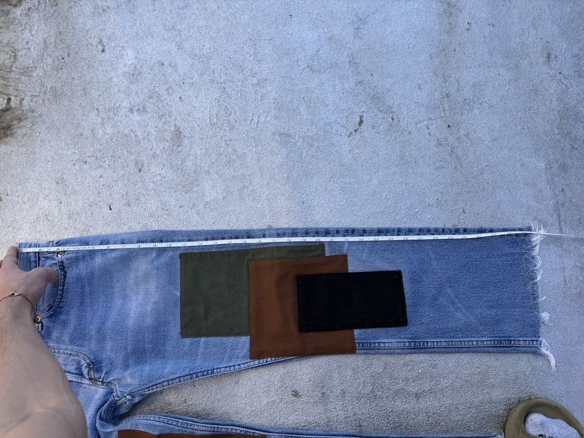 A.P.C. 1 of 1 APC Low Rise Patchwork Repaired Jeans Size US 29 - 14 Thumbnail