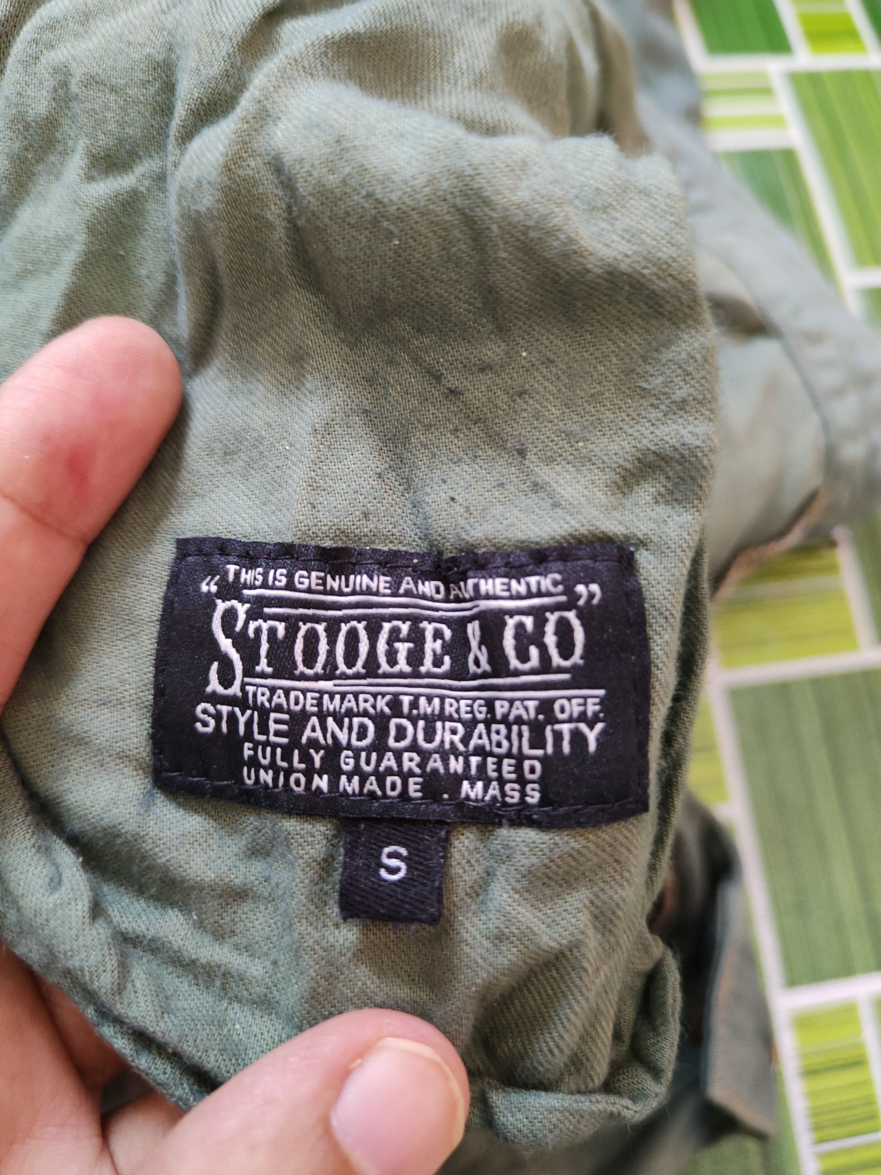 Japanese Brand Stooge&co Green Faded Multipocket Cargo Pants #S2014 Size US 30 / EU 46 - 17 Thumbnail