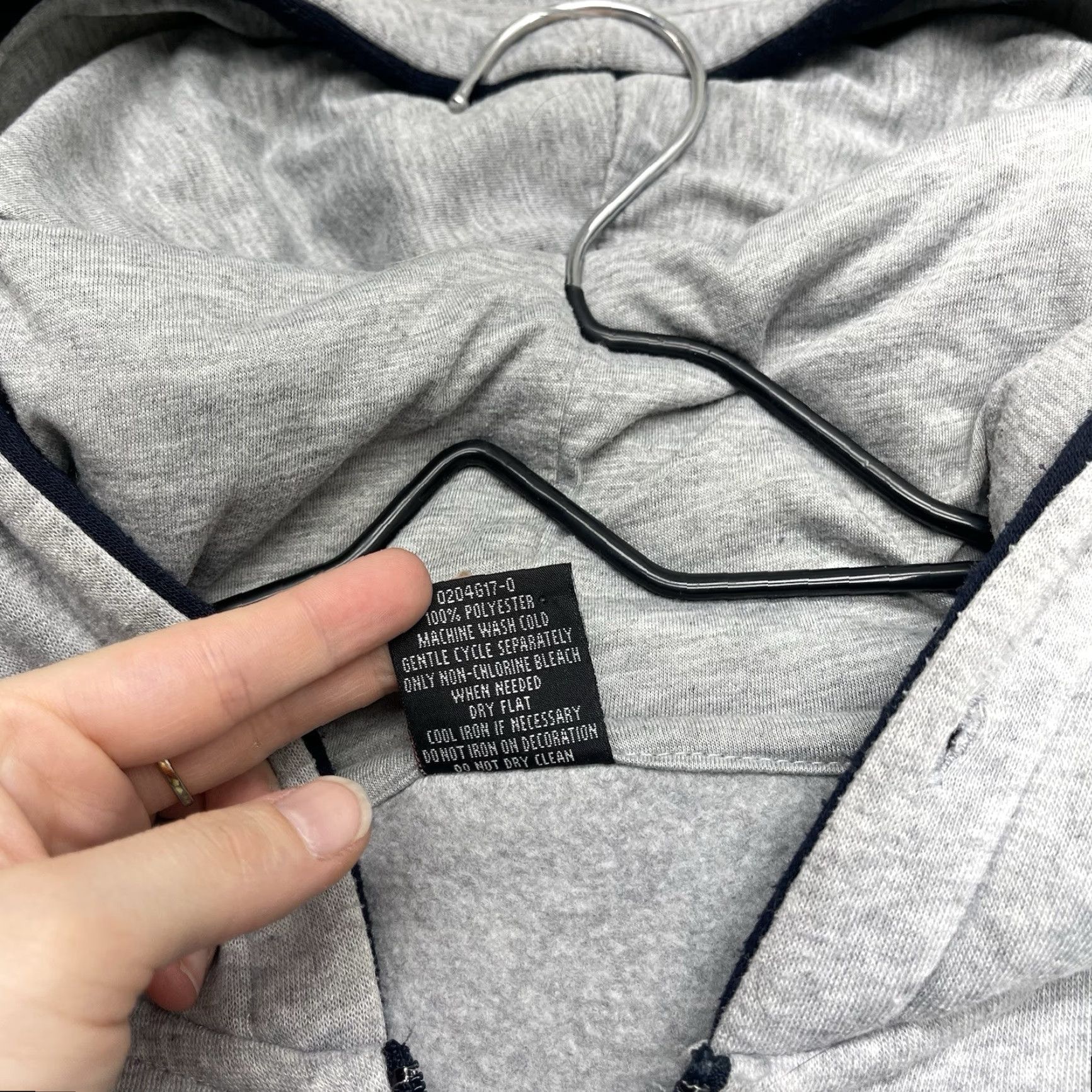 Southpole VINTAGE SouthPole Hoodie Men’s Large 2000s Embroidered Full Zip Sweatshirt Gray 90s Grunge Hip Hop Mens L Size US L / EU 52-54 / 3 - 4 Thumbnail