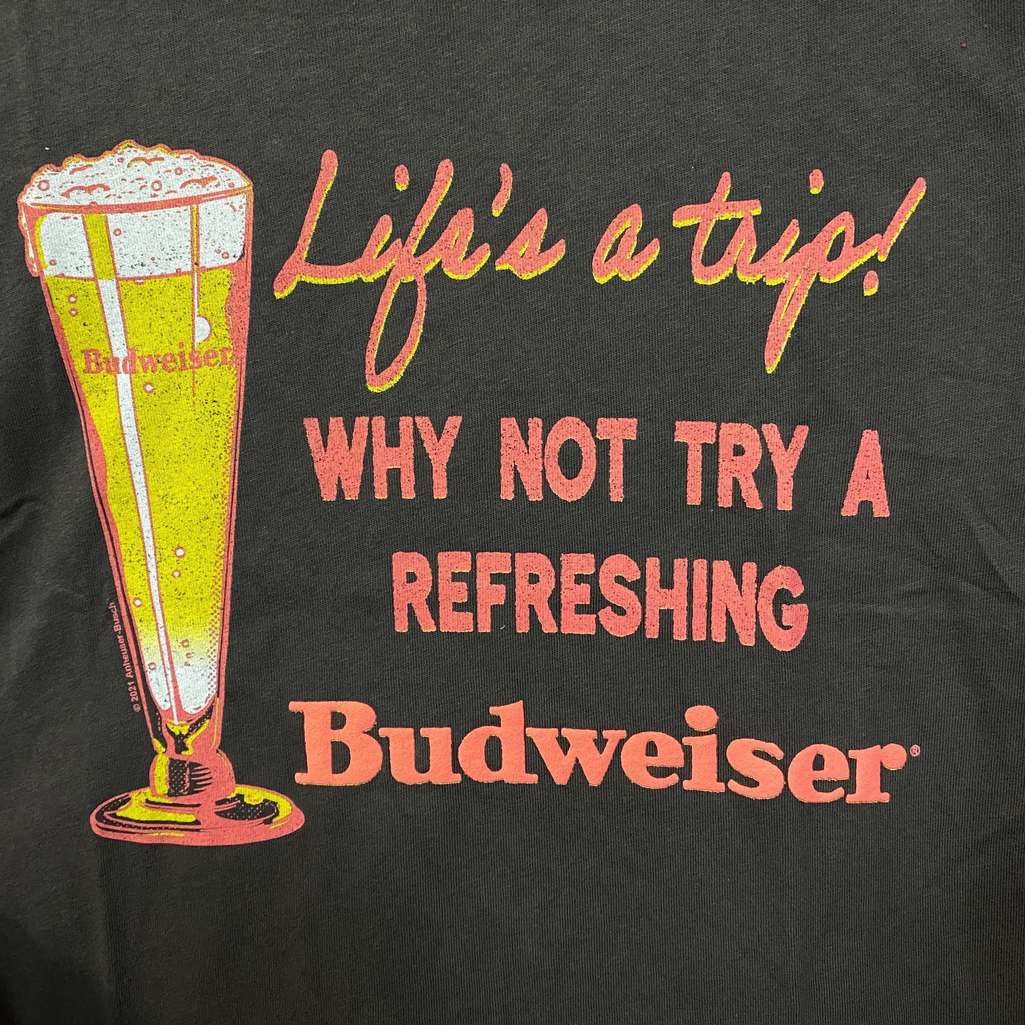 Junk Food Junk Food Budweiser Life's a Trip Vintage Style Graphic T-Sh Size US XS / EU 42 / 0 - 2 Thumbnail