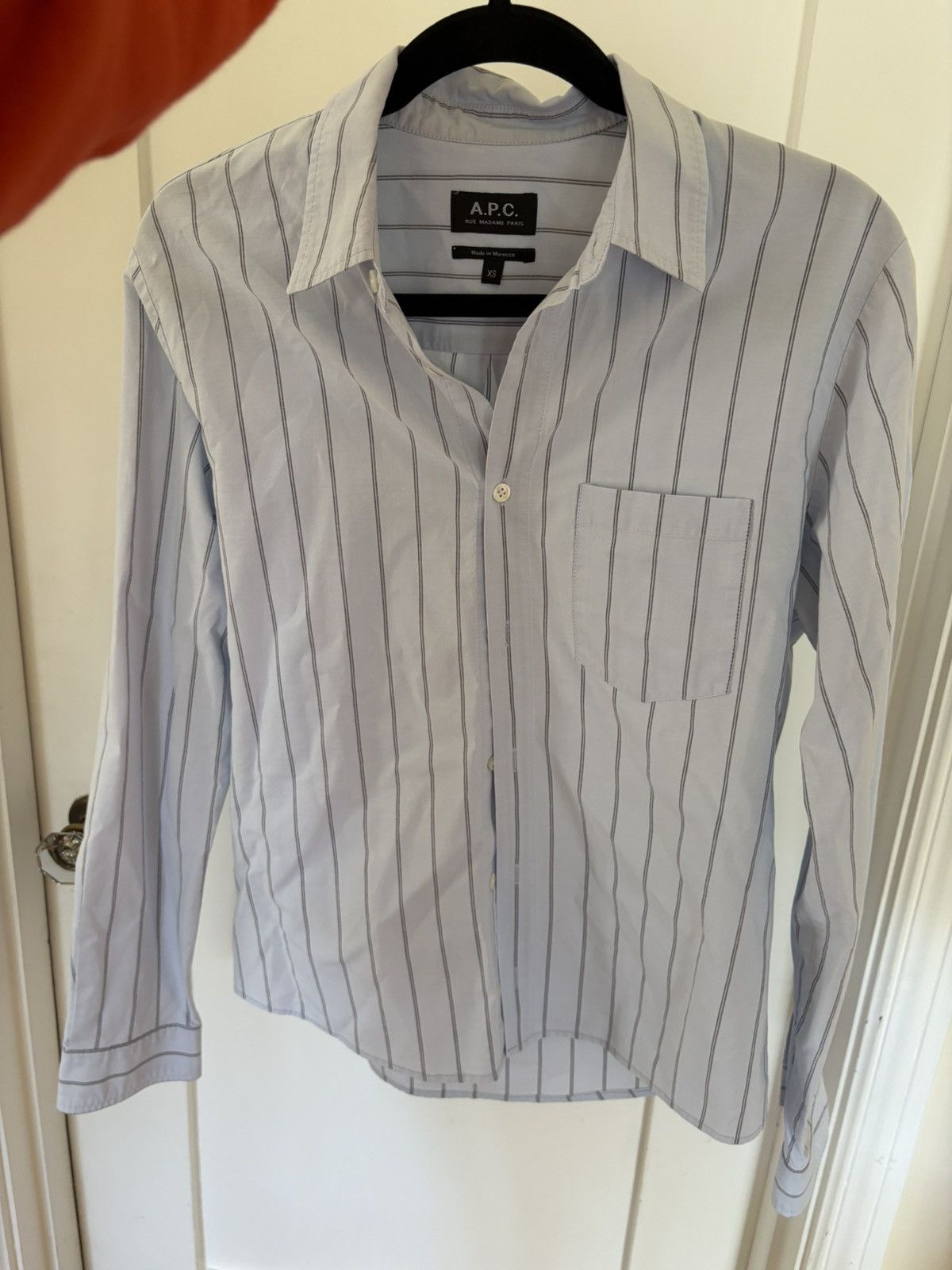 Light Blue Striped A.P.C. Shirt