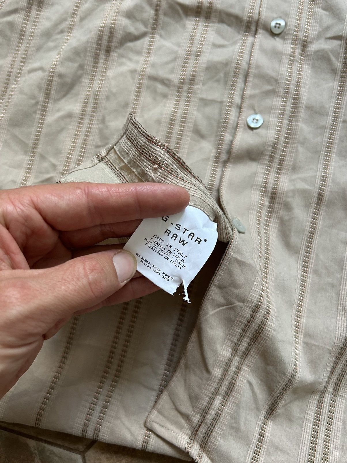G-Star VINTAGE G STAR RAW BUTTON SHIRT Size US XL / EU 56 / 4 - 6 Thumbnail