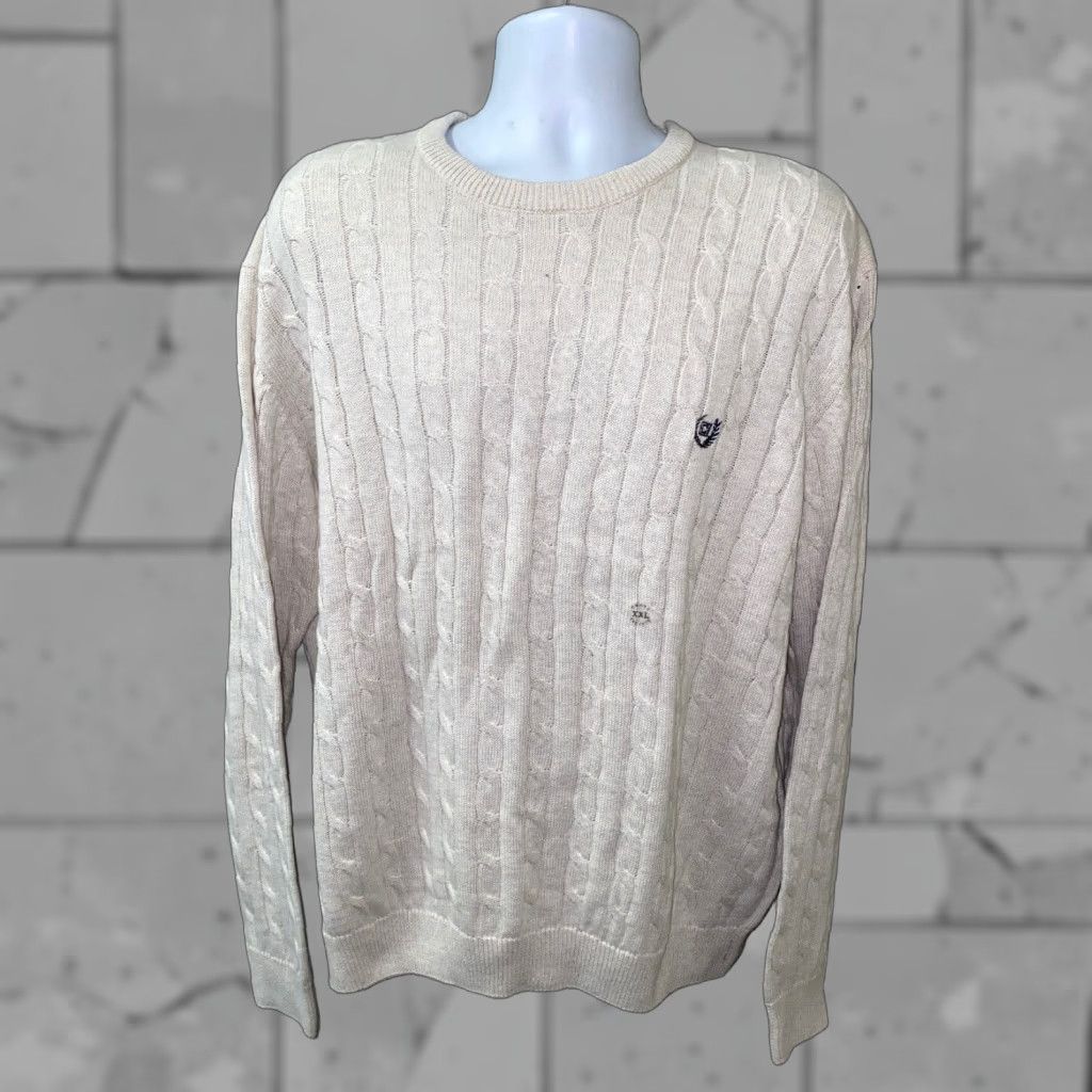 Chaps Chaps Sweater Beige Cotton Crewneck Size 2XL Men New Size US XXL / EU 58 / 5 - 1 Thumbnail