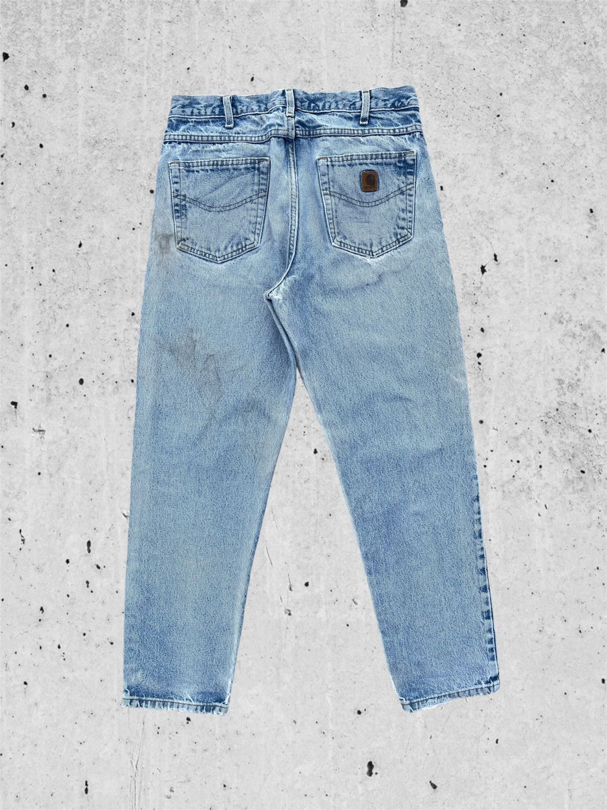 Carhartt 🔥 Carhartt Vintage Distressed Denim W33🔥 Size US 33 - 9 Thumbnail