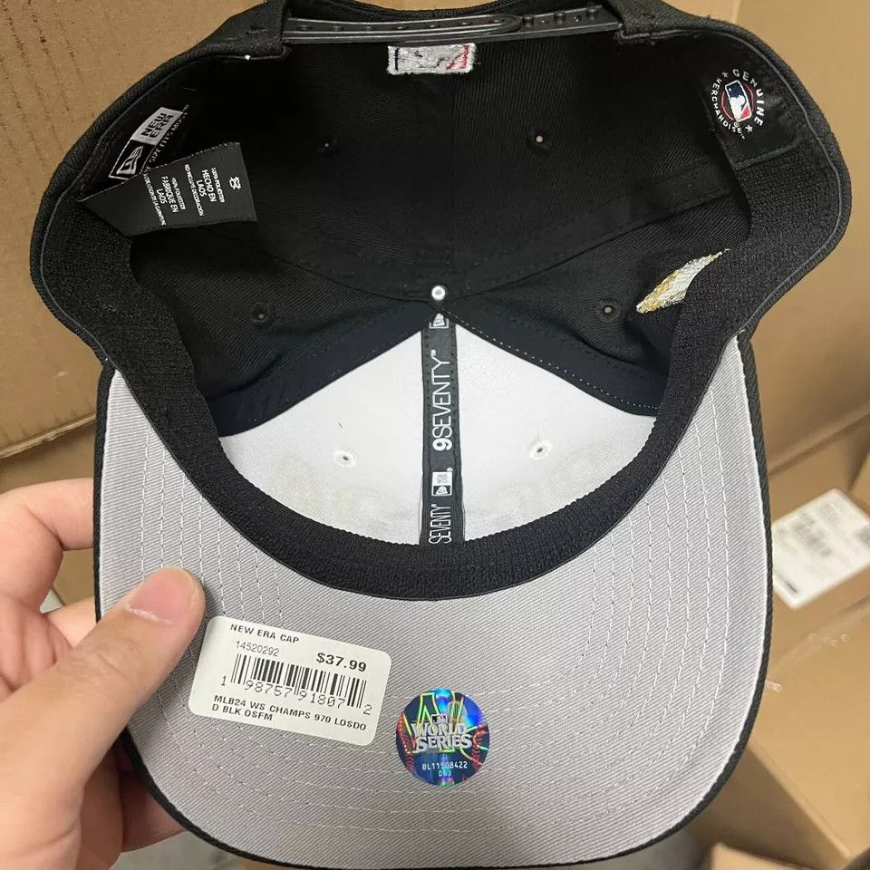 New Era Los Angeles LA Dodgers Hat 2024 Champions Stretch Snap Back Size ONE SIZE - 4 Thumbnail
