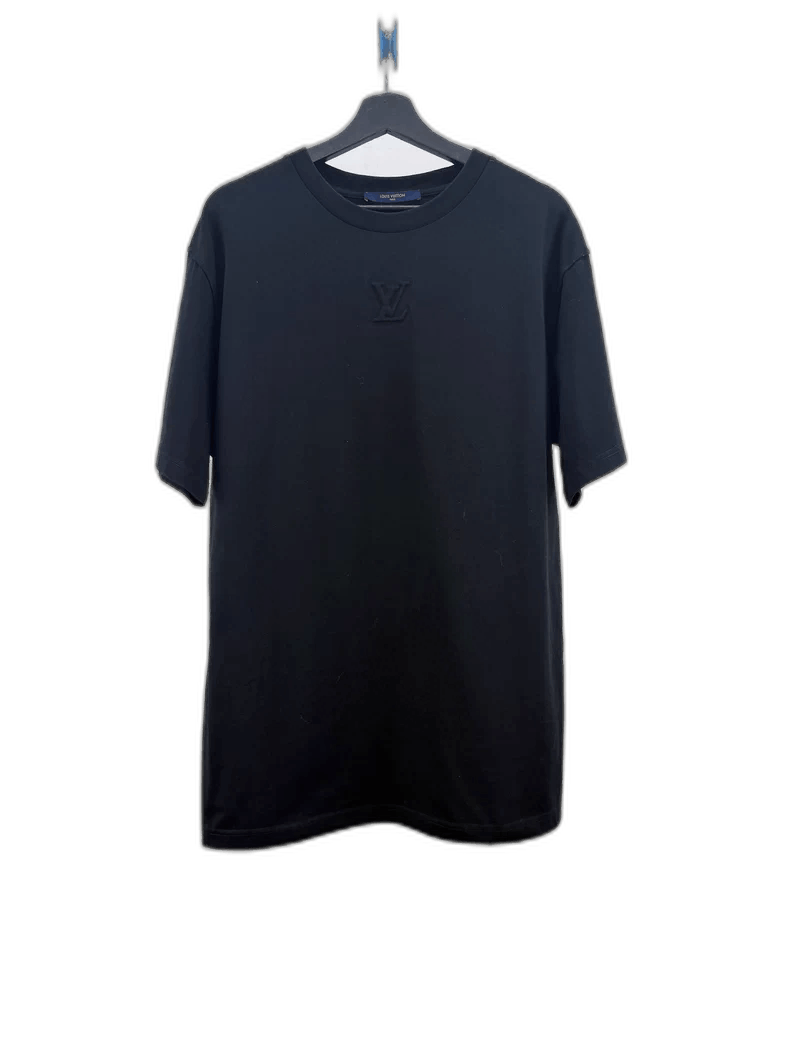 Louis Vuitton Louis Vuitton Black Logo Short Sleeve T-Shirt Size US XXL / EU 58 / 5 - 1 Thumbnail