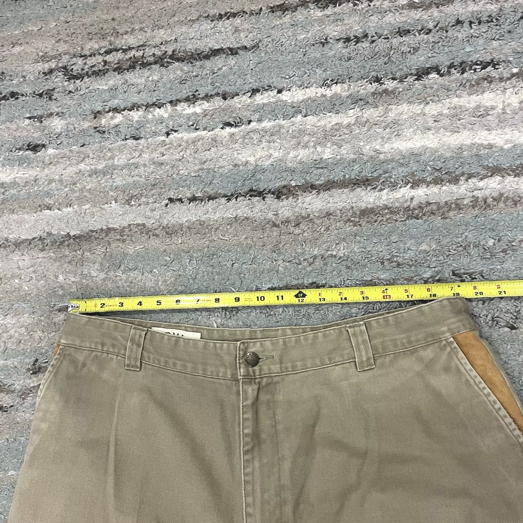 Orvis Orvis Pants Beige Straight Men's 34 Khakis Flat Front Canvas Cotton Pockets Inseam 24in Regular Regular Men Size US 34 / EU 50 - 4 Thumbnail