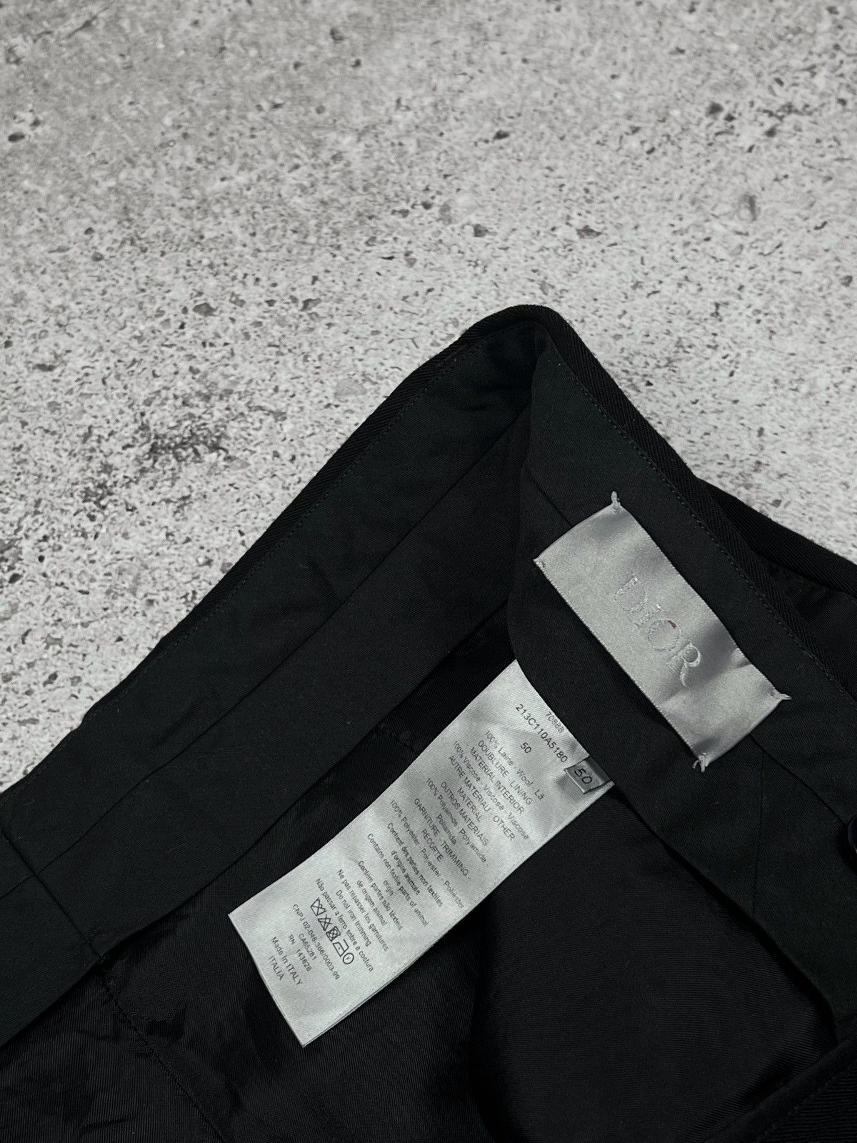 Dior × Kaws Dior Wool Pants SS22 Kim Jones Side Stripe Trousers Size US 34 / EU 50 - 8 Thumbnail