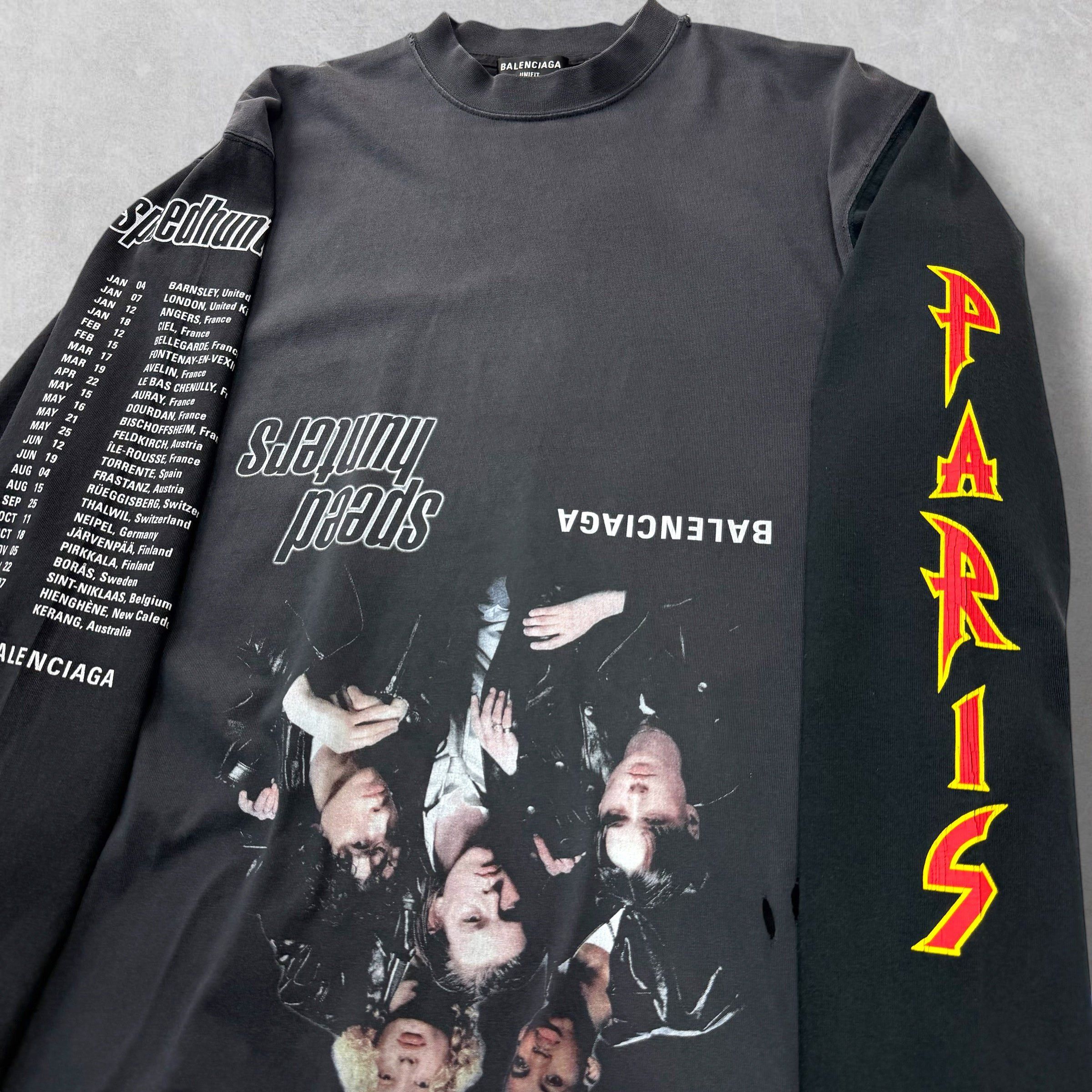 Balenciaga Balenciaga Upside Down SpeedHunters L/S Tee 1 (L) Size US L / EU 52-54 / 3 - 3 Thumbnail