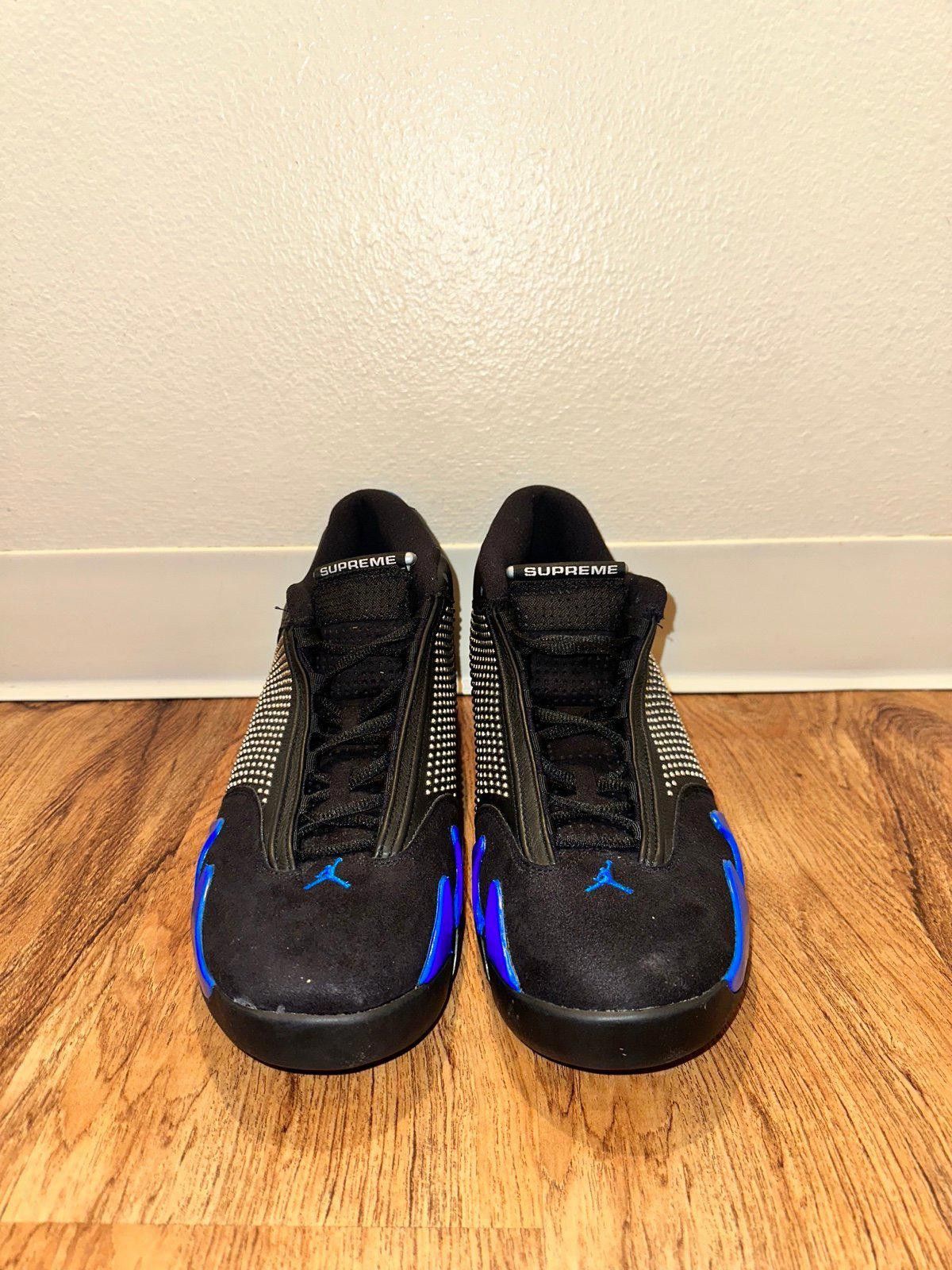 Jordan Brand Jordan 14 Retro Supreme Black Size US 9 / EU 42 - 4 Thumbnail