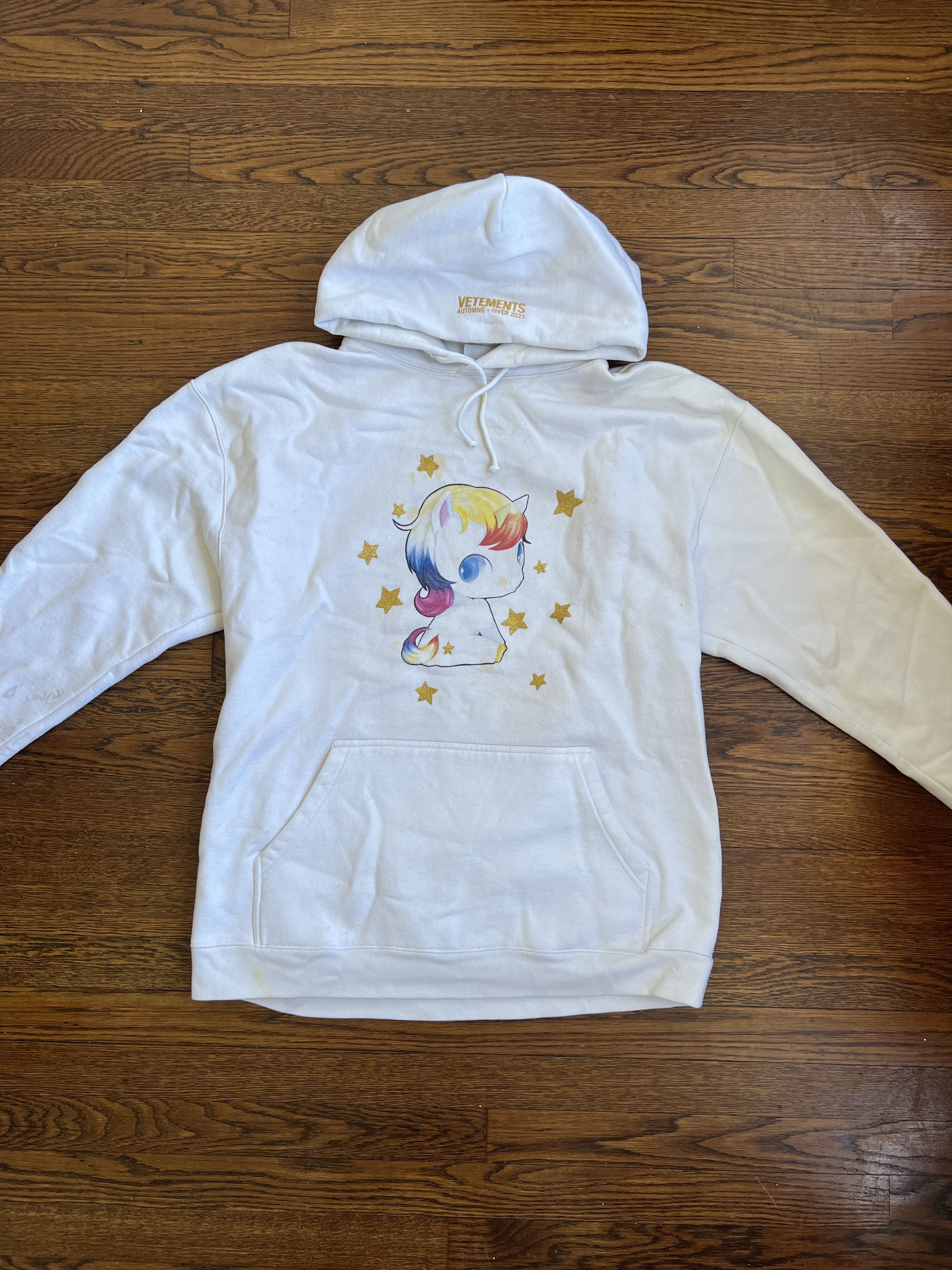 関税負担なし◆VETEMENTS◆Flying Unicorn フーディ 楽天市場】VETEMENTS(ヴェトモン) サイズ:S 19AW Rainbows