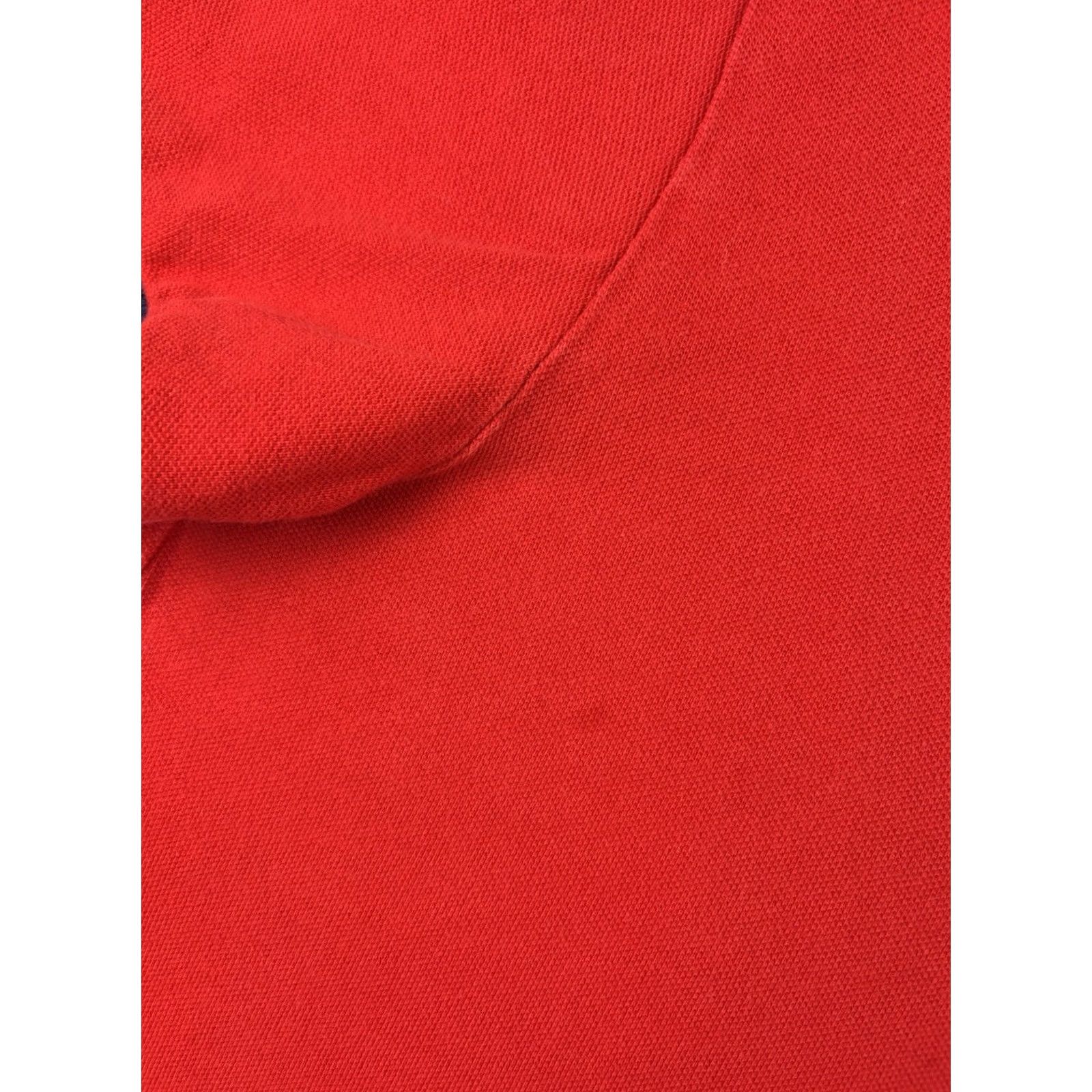 Ralph Lauren Ralph Lauren Polo Shirt Men XL Red Cotton Embroidered Polo Team Stitch Crew Neck Short Sleeve Size US XL / EU 56 / 4 - 3 Thumbnail