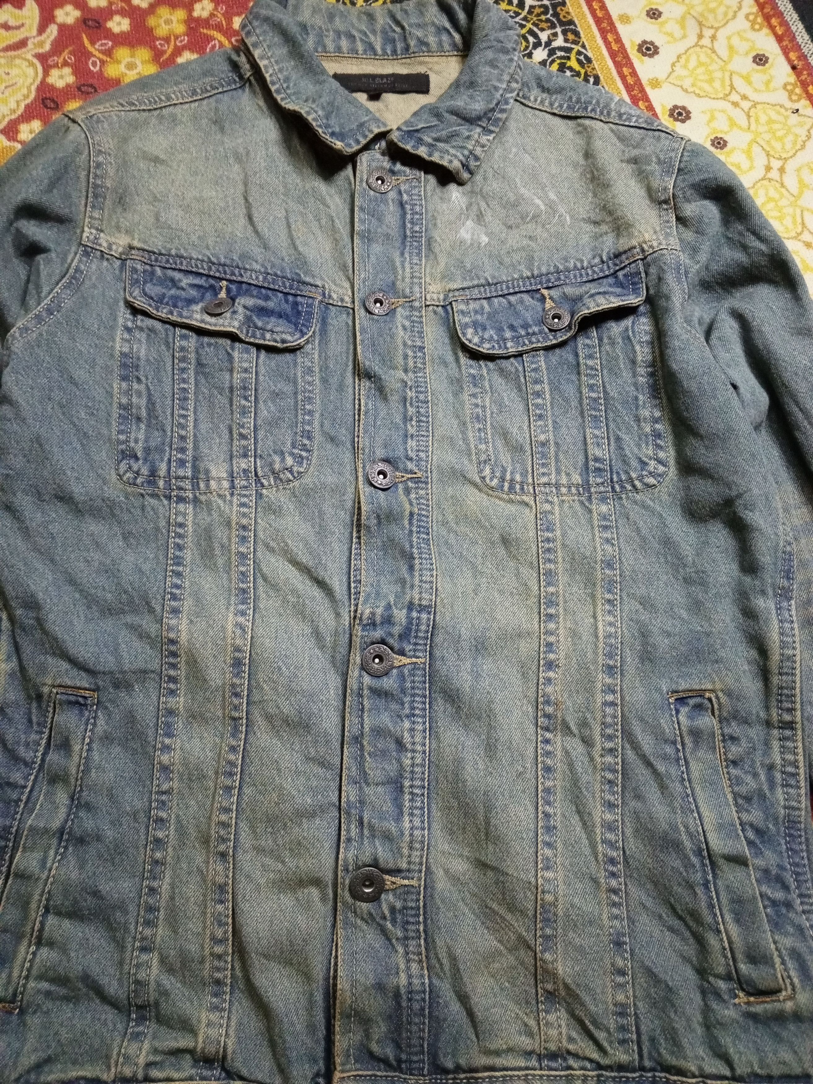 Designer 💥JILL BLAZE DENIM JACKET 💥 Size US L / EU 52-54 / 3 - 4 Thumbnail