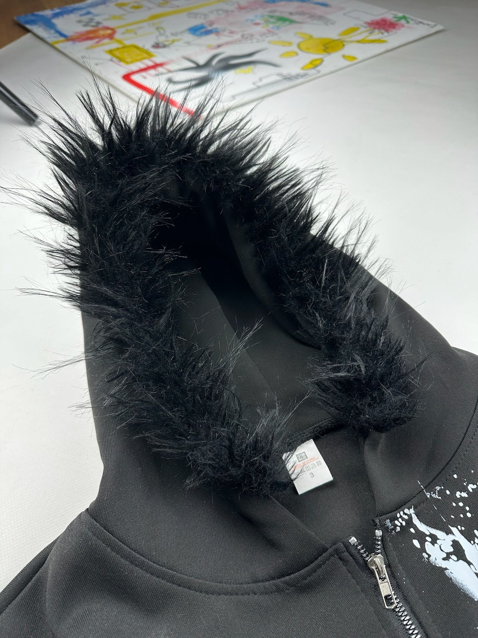 14th Addiction Fur Hoodie LGB Style British flag Size US L / EU 52-54 / 3 - 11 Thumbnail