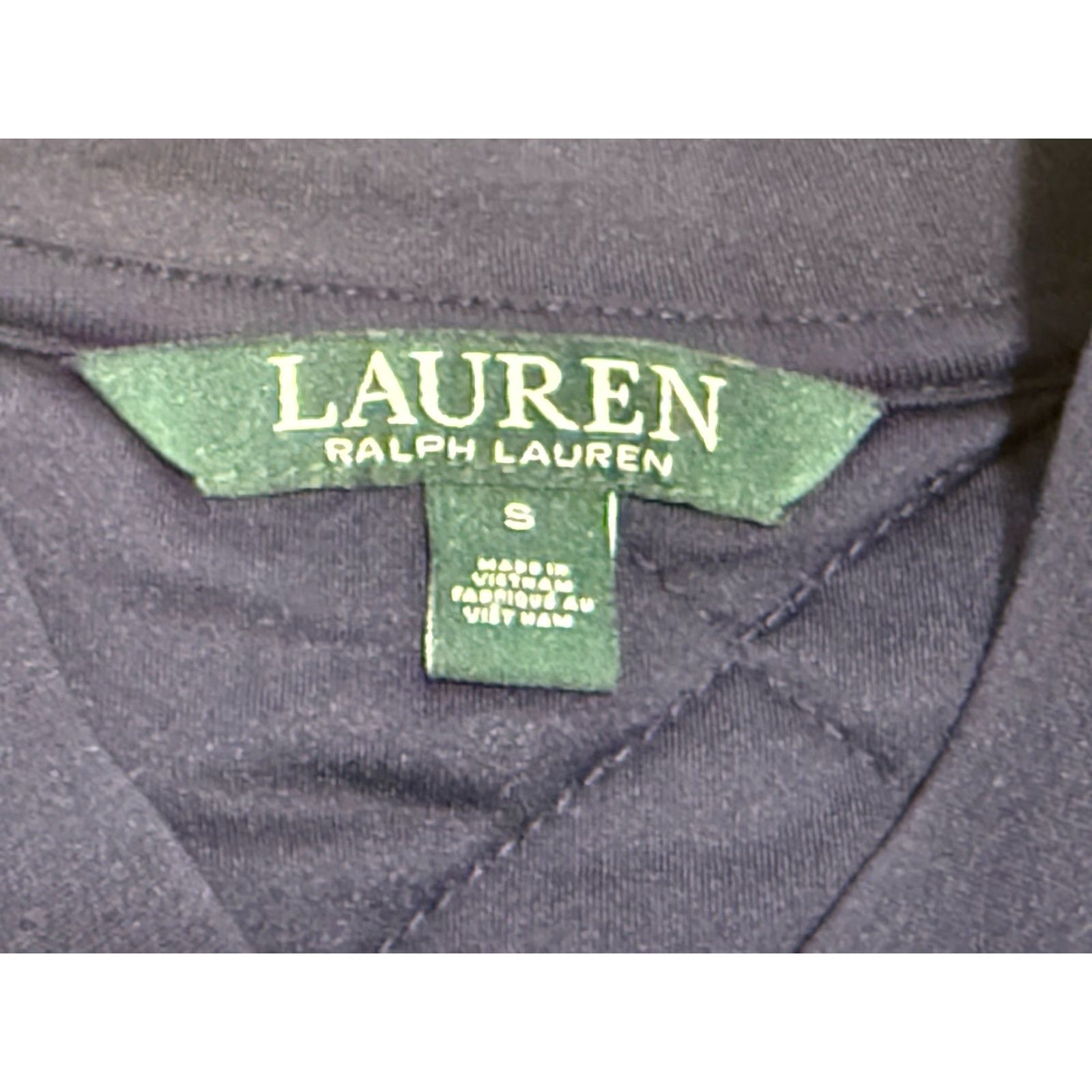 Ralph Lauren Lauren Ralph Lauren Jacket Sz S Blue Quilted Bomber Full Zip with Pockets Women Size S / US 4 / IT 40 - 5 Thumbnail
