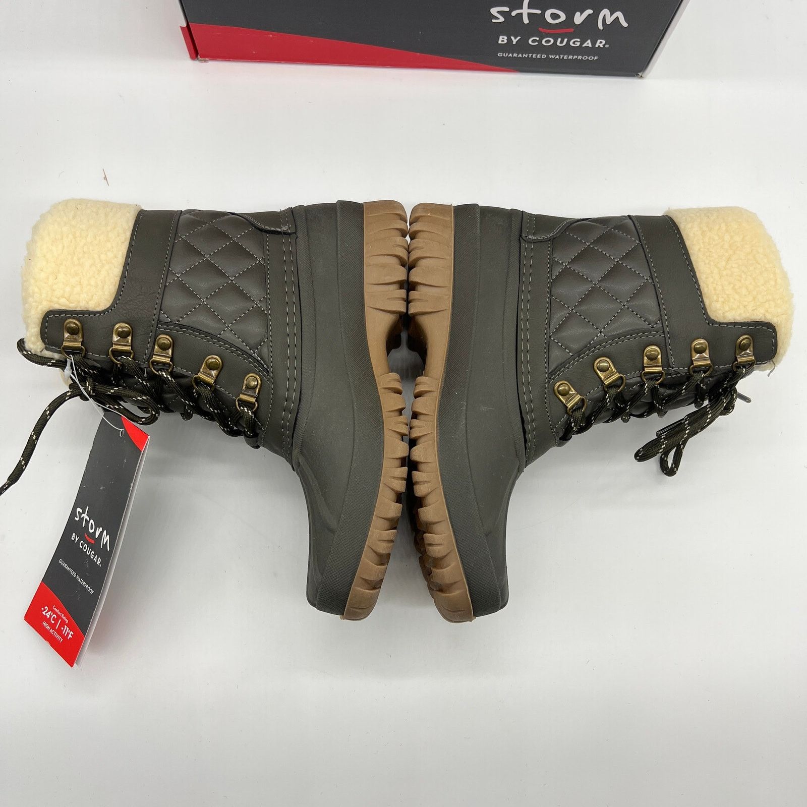 Other Cougar Waterproof Winter Boots Size 7 Medium Green Olive Size US 7 / IT 37 - 8 Thumbnail
