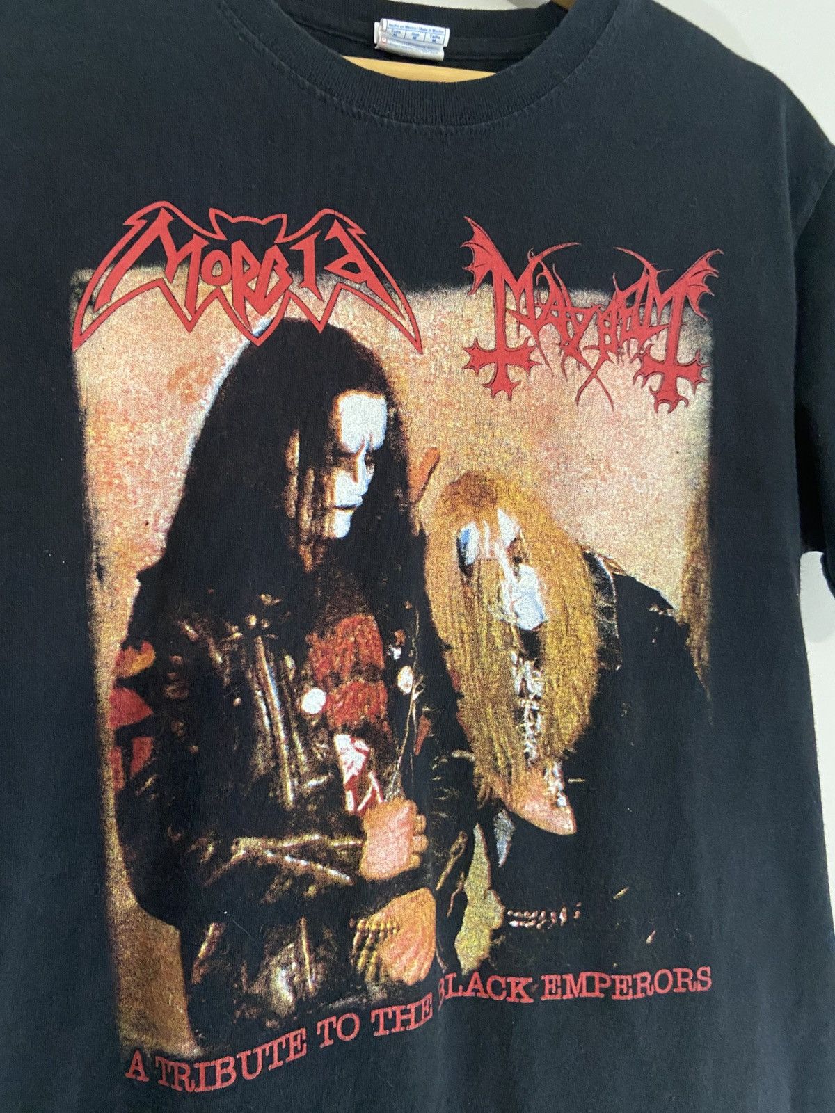 Mayhem- “A TRIBUTE TO THE BLACK EMPERORS” tee