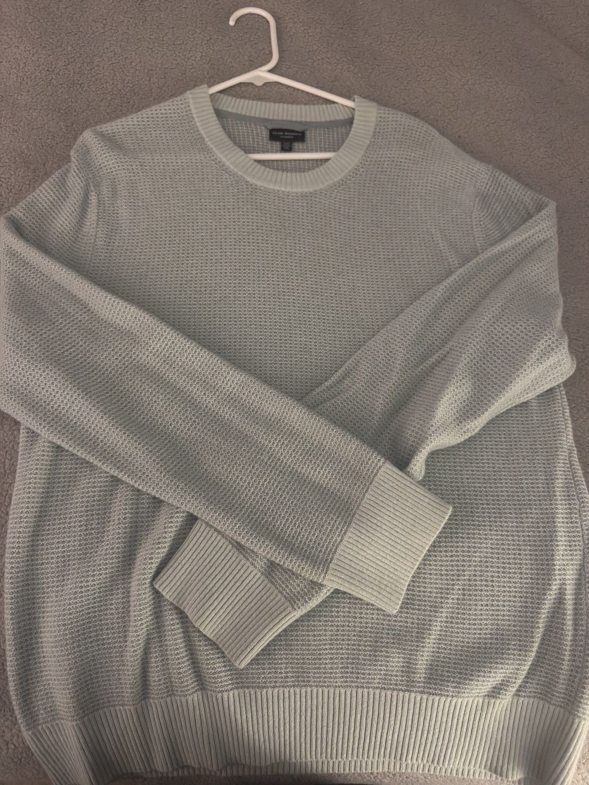 Club Monaco Textured Cashmere Sweater Size US L / EU 52-54 / 3 - 1 Thumbnail