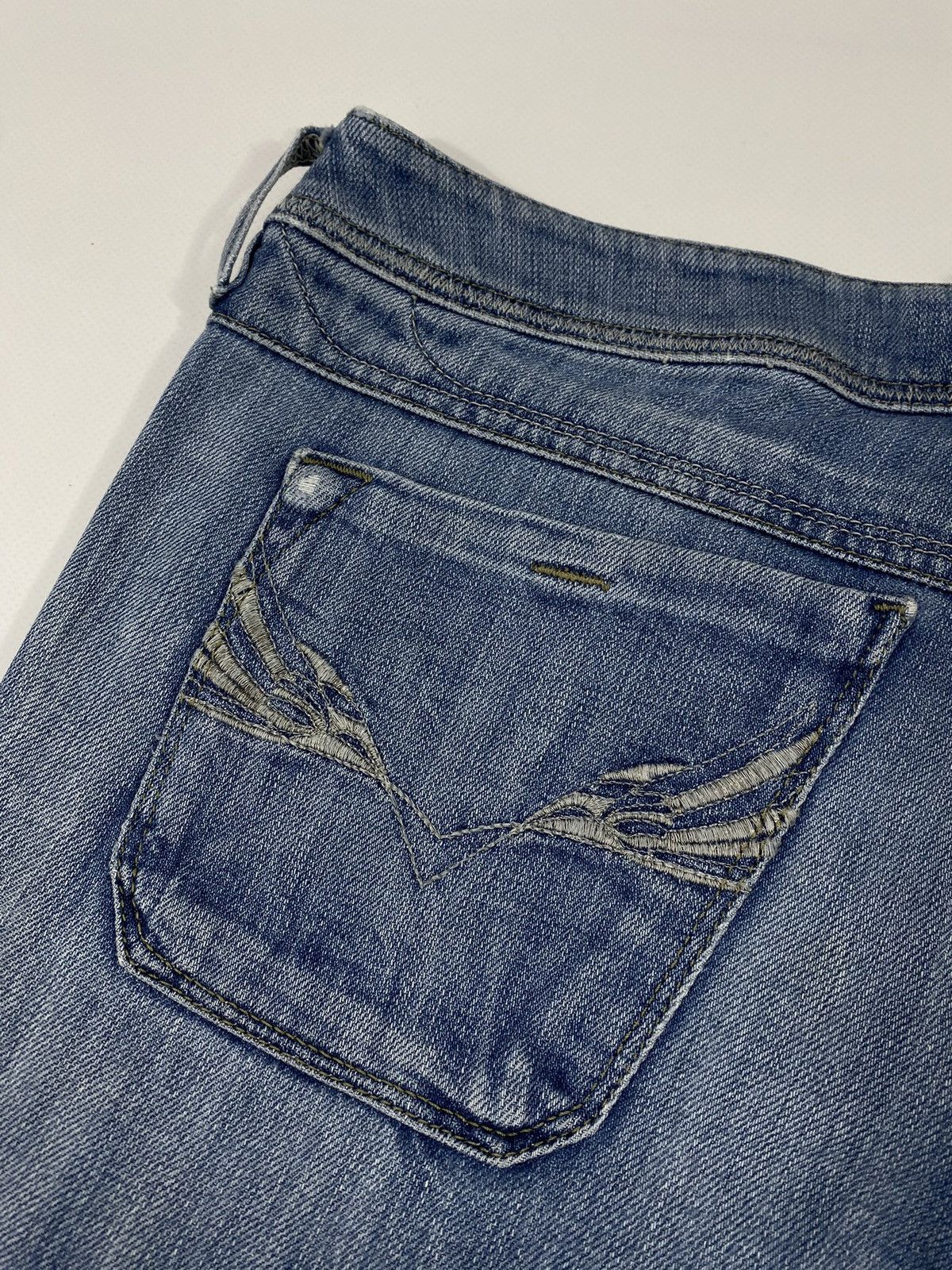 Diesel 🔥LASTDROP🔥 Y2K Diesel Angel Lowky Reg Slim Straight Low Rise Size 30" / US 8 / IT 44 - 9 Thumbnail