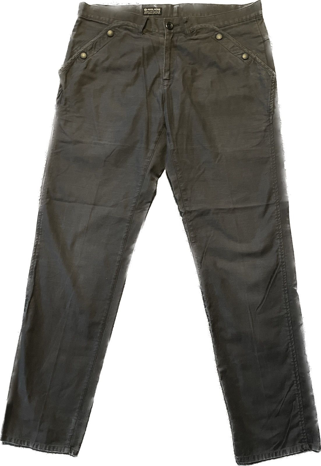 image of Final Home Casual Trousers in Grey, Men's (Size 32)