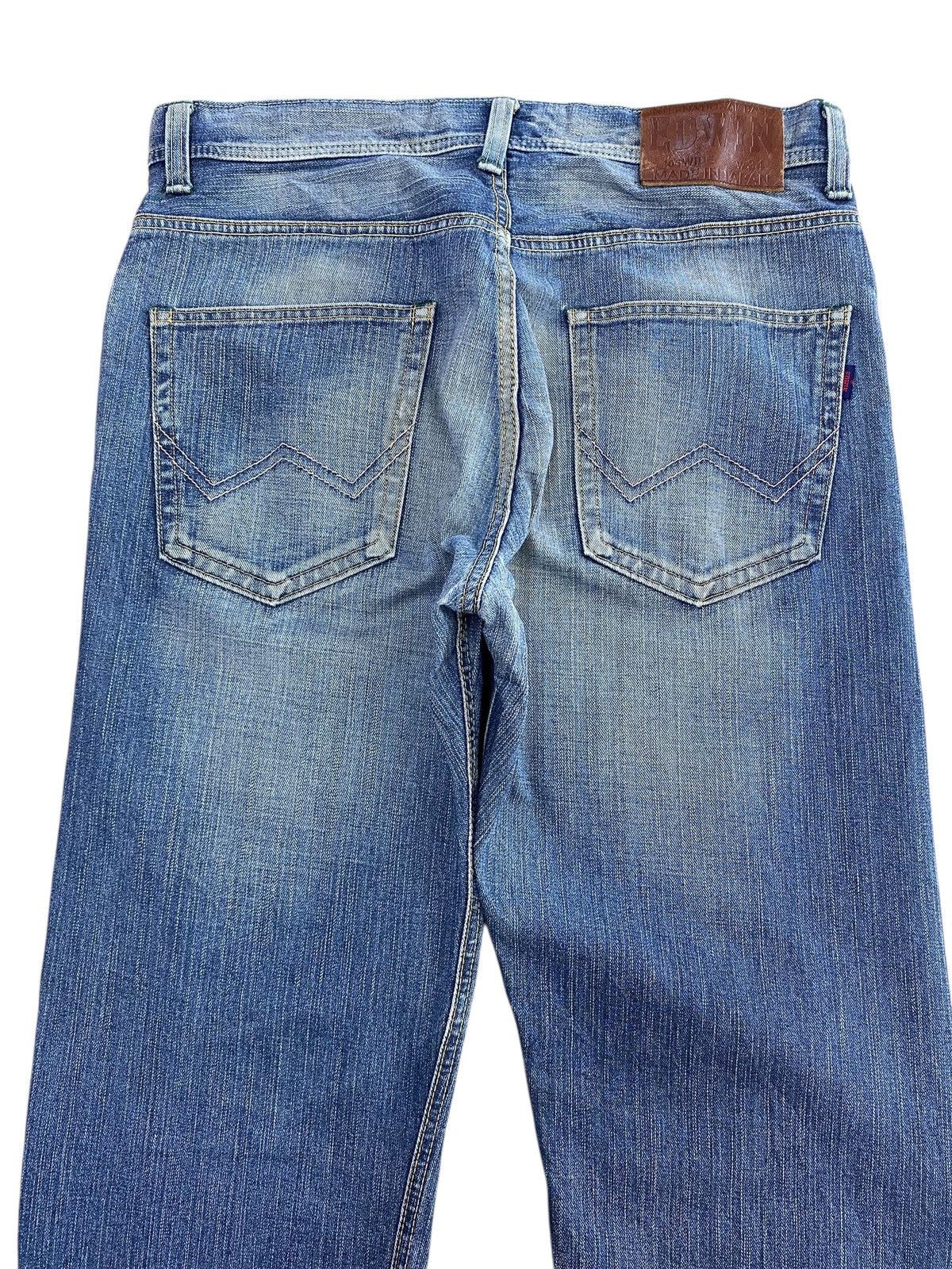 Edwin Edwin Blue Faded Wash Style Loose Jeans Size US 36 / EU 52 - 4 Thumbnail
