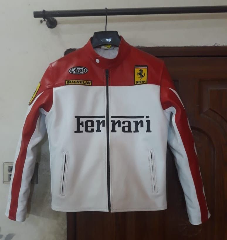Ferrari × Vintage Vintage Ferrari Leather Jacket Size US S / EU 44-46 / 1 - 1 Thumbnail