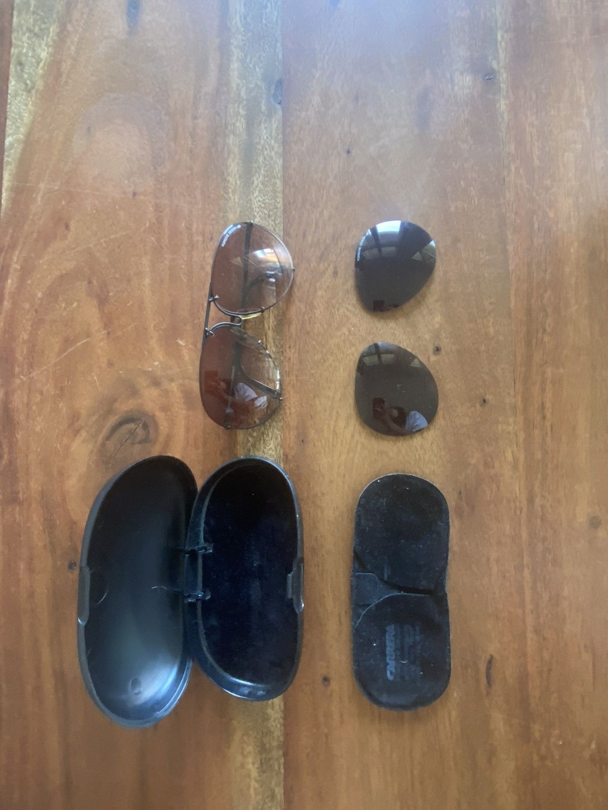 Lunettes De Soleil Porsche Carrera Vintage - Monture Argentée, état Très Bon (verres à Changer)