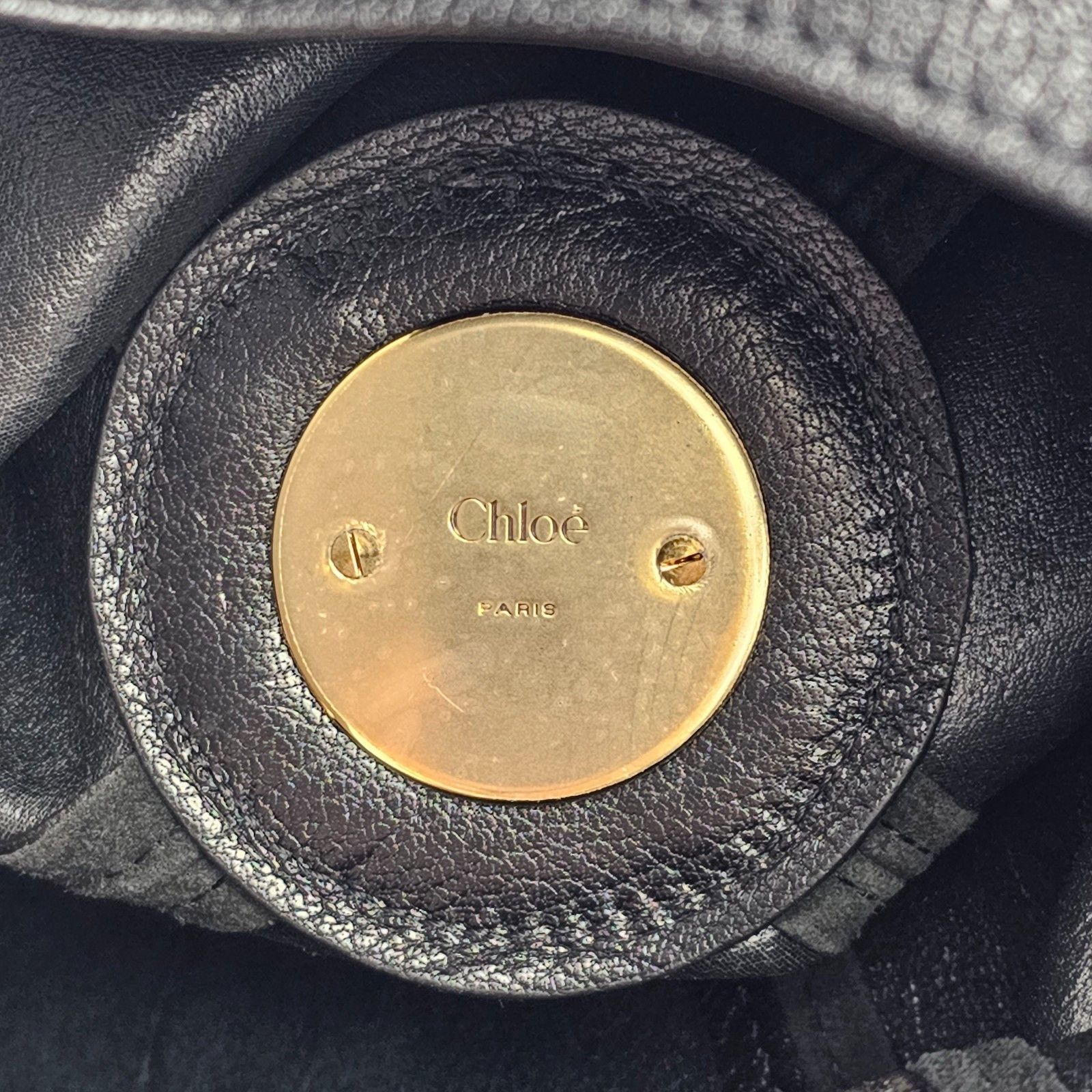Chloe Chloe Balloon Black Leather Shoulder Bag New & Authentic Size ONE SIZE - 3 Thumbnail
