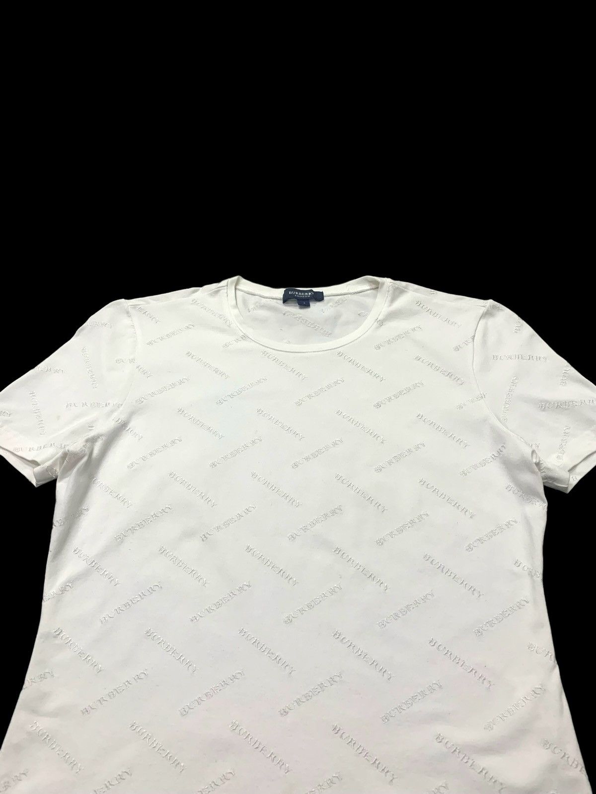 Beauty Beast × Burberry Burberry Full Spellout Embroidered Tee Size S / US 4 / IT 40 - 5 Thumbnail