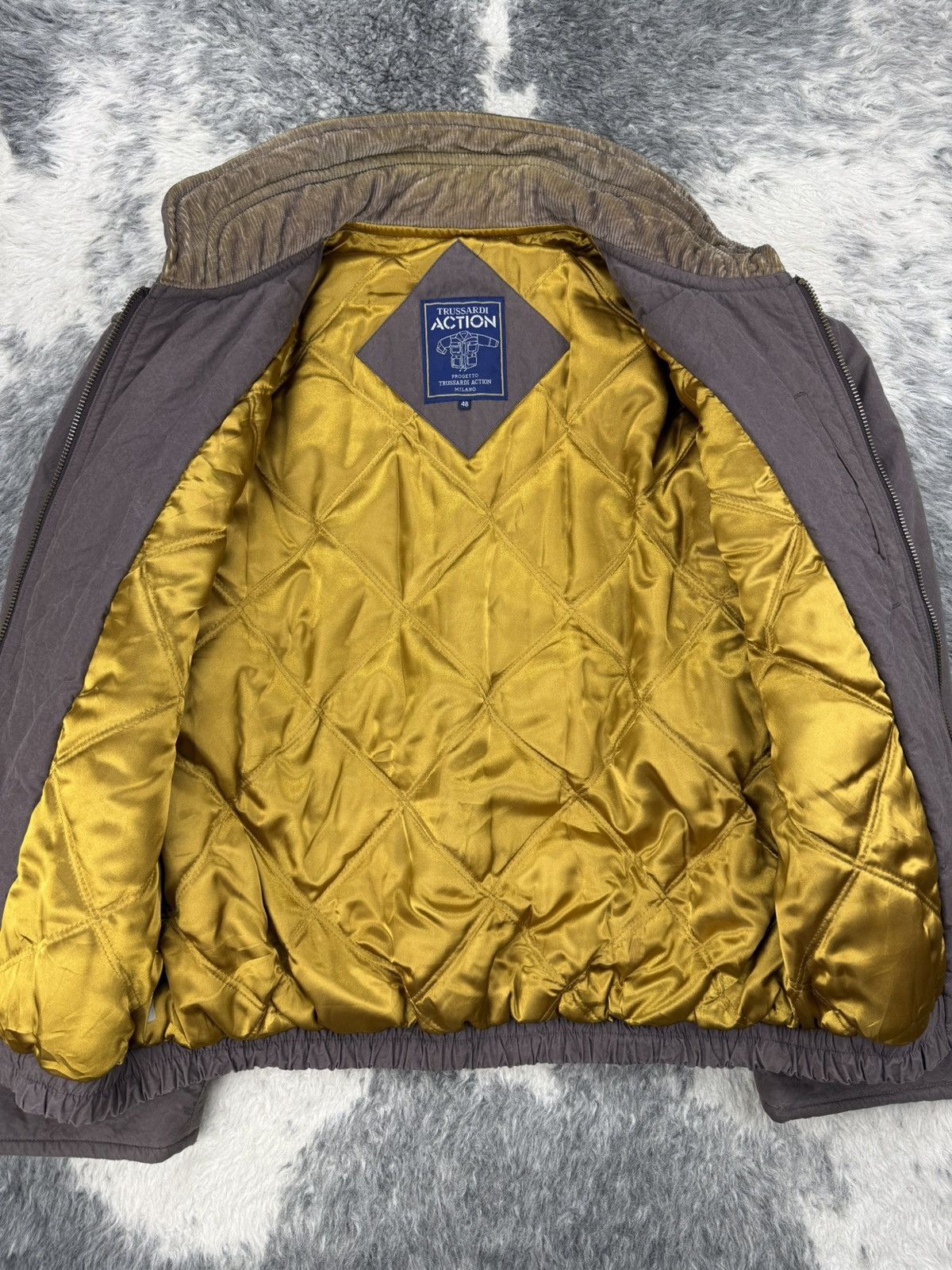 Junya Watanabe 1980s TRUSSARDI ACTION Wired Cable Bomber Jacket Size US XL / EU 56 / 4 - 2 Thumbnail