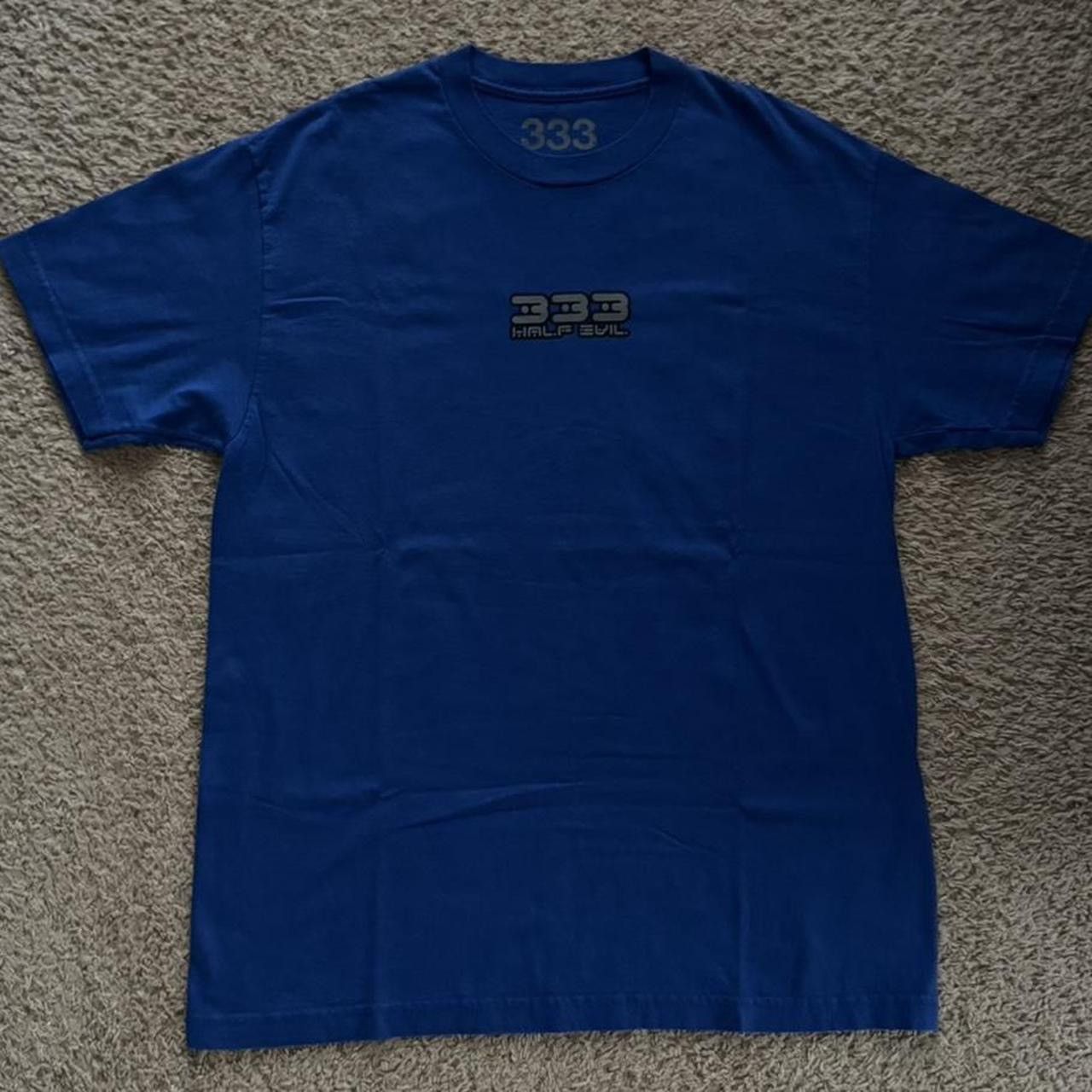 Half Evil Half Evil 333 blue logo tee Size US L / EU 52-54 / 3 - 1 Thumbnail