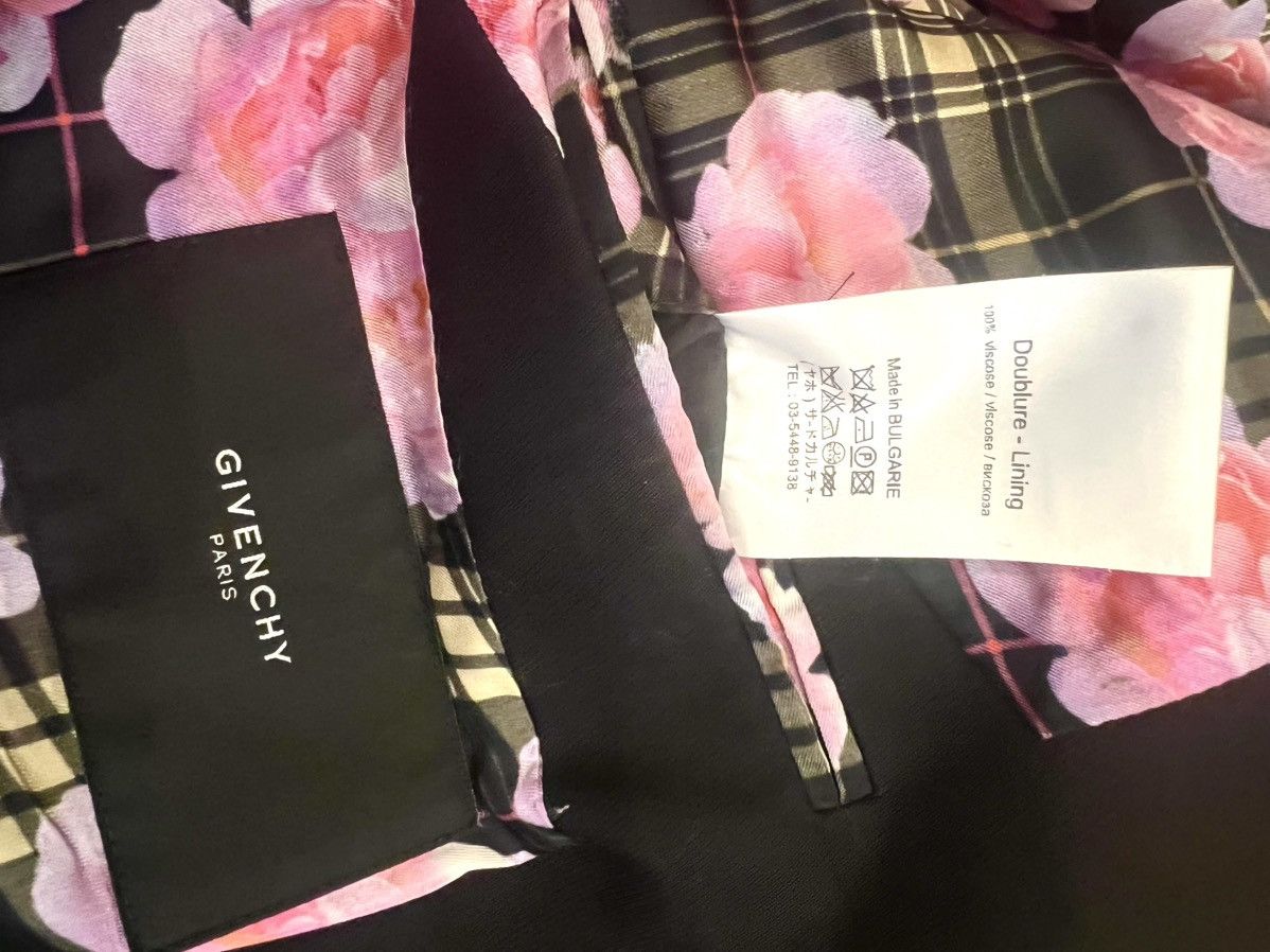 Givenchy × Riccardo Tisci Givenchy tisci Archive SS2013 tartan floral print blazer Size 50R - 8 Thumbnail