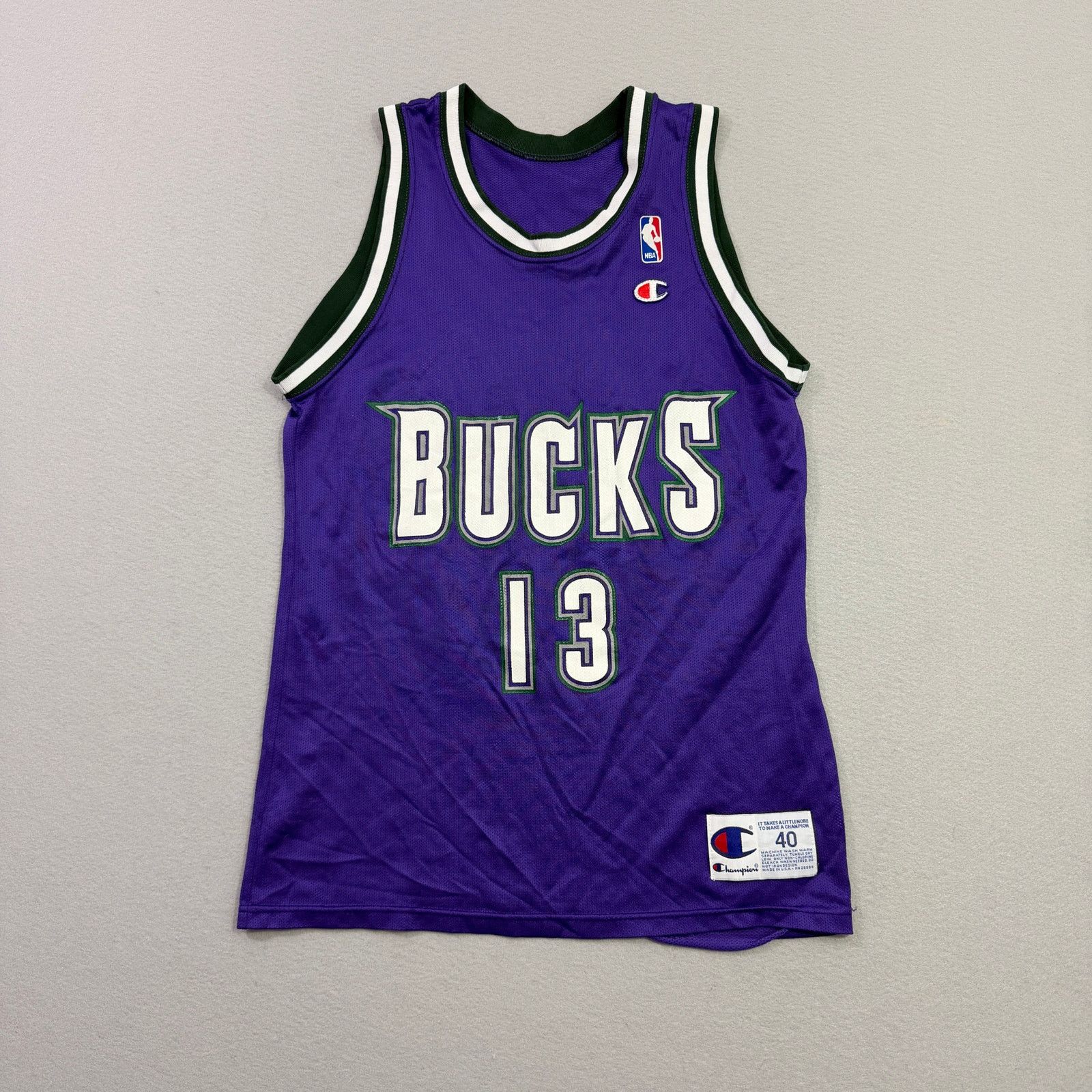 Champion Vintage Champion Milwaukee Bucks Glenn Robinson Jersey 40 Size US M / EU 48-50 / 2 - 1 Thumbnail