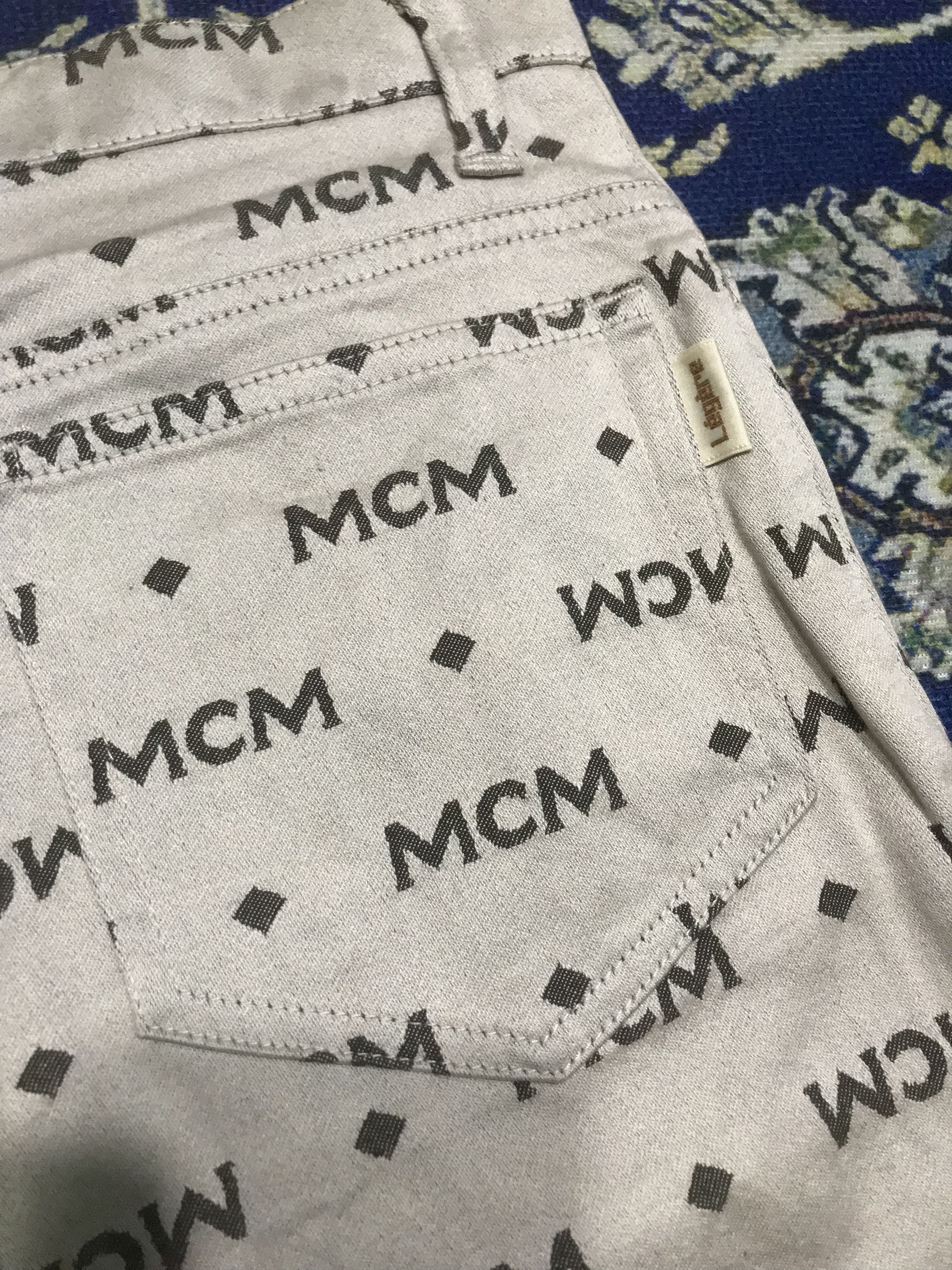 Designer × If Six Was Nine × MCM VINTAGE MCM LEGERE MONOGRAM PANTS Size US 26 / EU 42 - 5 Thumbnail