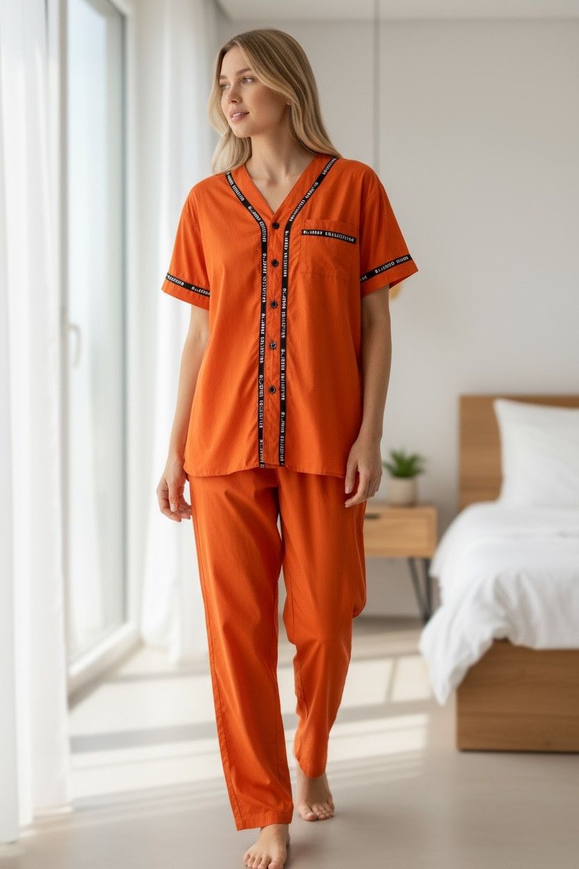 Mr. Junko FYE🔥Vintage MR.JUNKO MLB Design Orange Prisoner Pajamas Set Size US M / EU 48-50 / 2 - 18 Thumbnail
