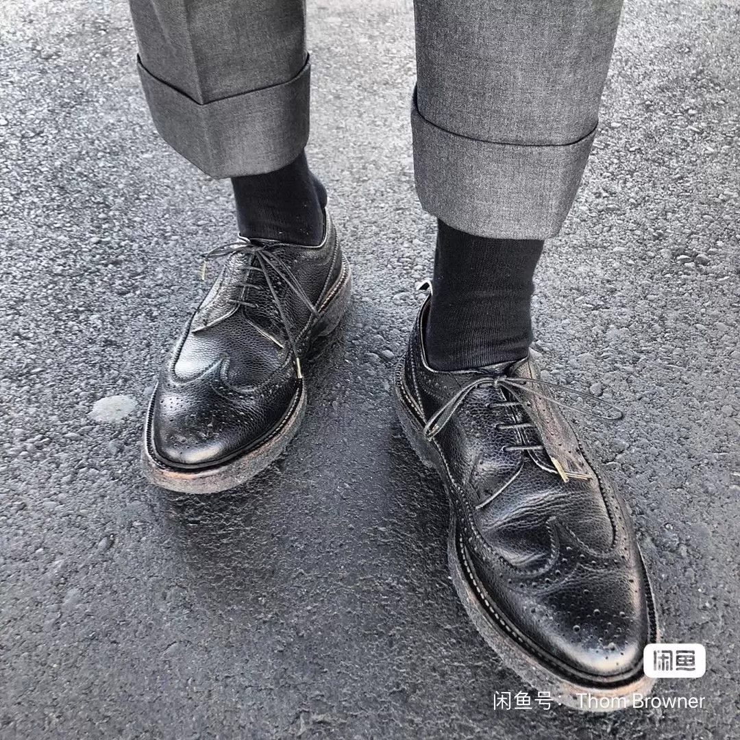 Thom Browne Thom Browne Classic Black Brogue Rubber Sole US 7.5 Size US 7.5 / EU 40-41 - 6 Thumbnail