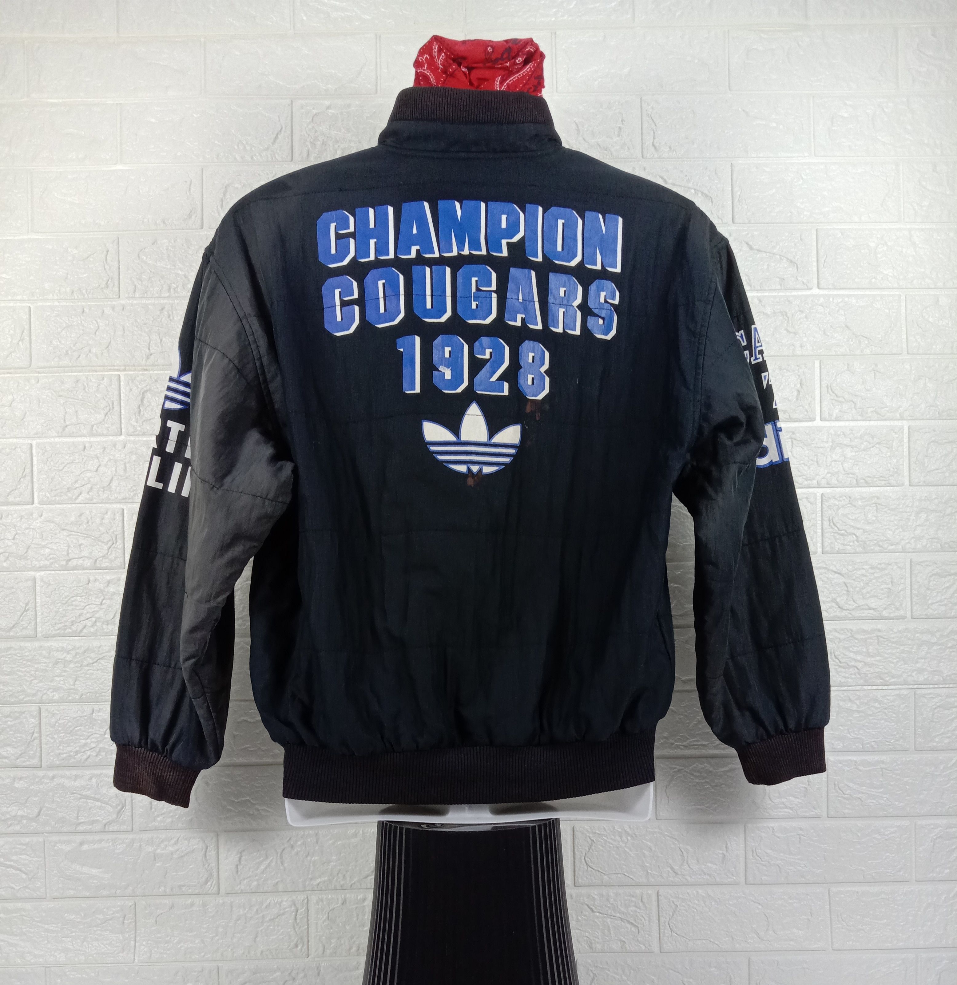 Adidas Vintage Adidas Champion Cougars 1928 Patched Jacket Size US M / EU 48-50 / 2 - 1 Thumbnail