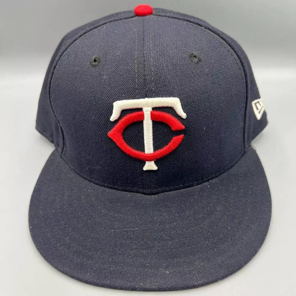 New Era Minnesota Twins Hat Men 7 1/2 59Fifty New Era Fitted Cap Size ONE SIZE - 1 Thumbnail
