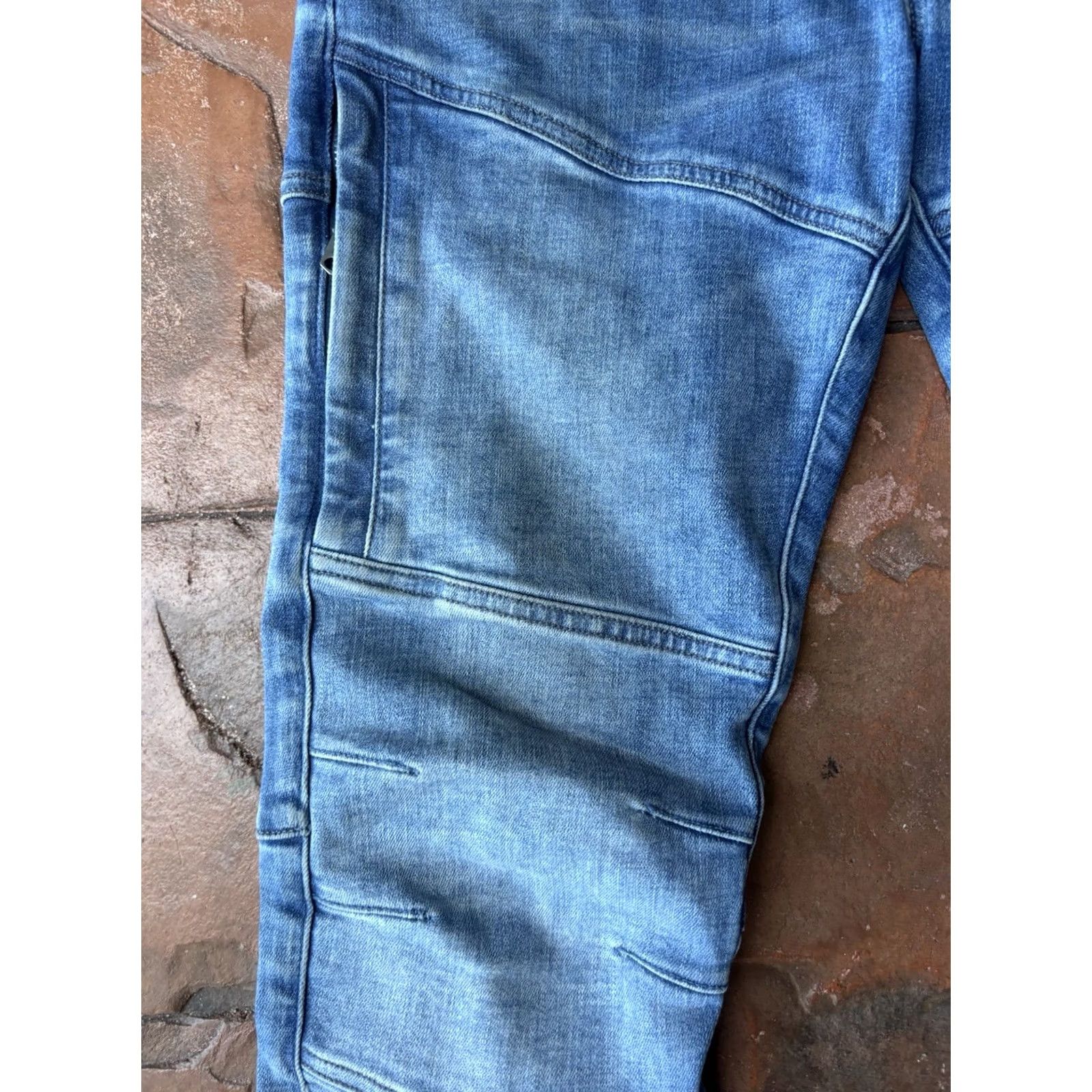 G-Star G-Star Raw Rackham 3-D Skinny Jeans Men’s 30x32 Moto Biker Rockabilly Size US 30 / EU 46 - 7 Thumbnail