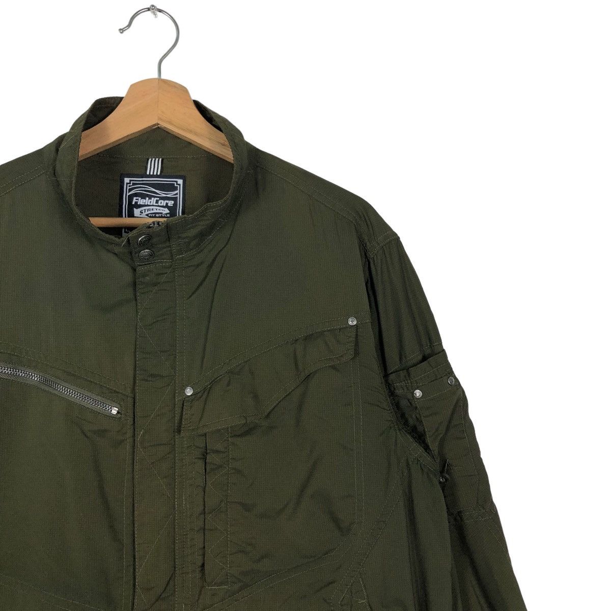 Japanese Brand 🔥Parachute Biker Jacket Multi Pocket Fieldcore Issey Miyake Size US L / EU 52-54 / 3 - 6 Thumbnail