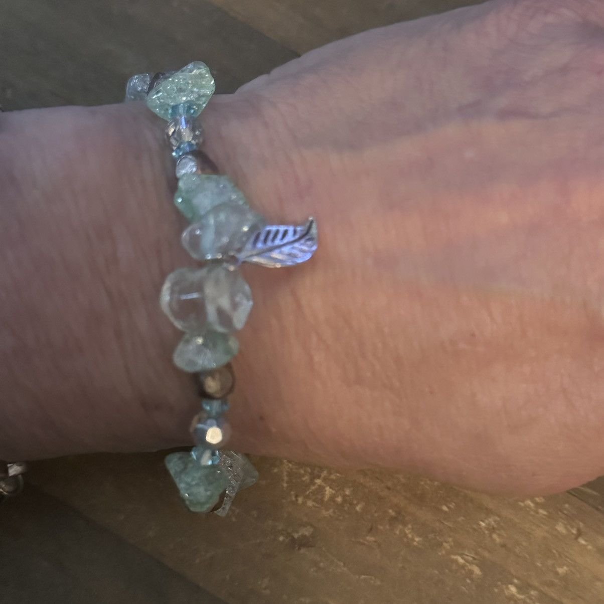 Other Multicolor crackled stone and bead bracelet Size ONE SIZE - 3 Thumbnail