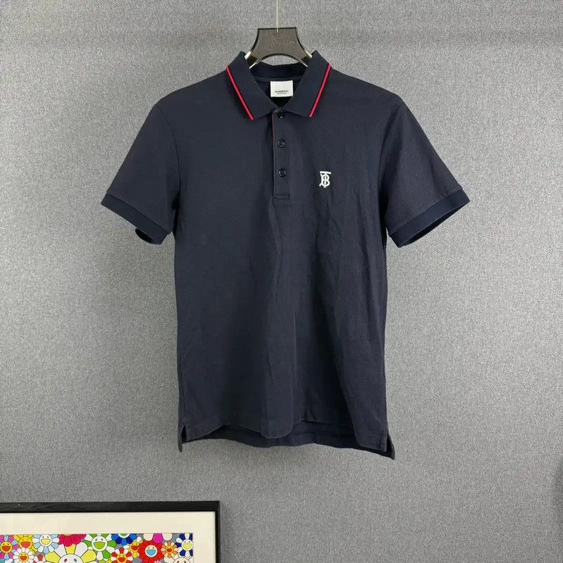 Burberry Burberry Men's Polo Shirt in Dark Blue Size US S / EU 44-46 / 1 - 1 Thumbnail