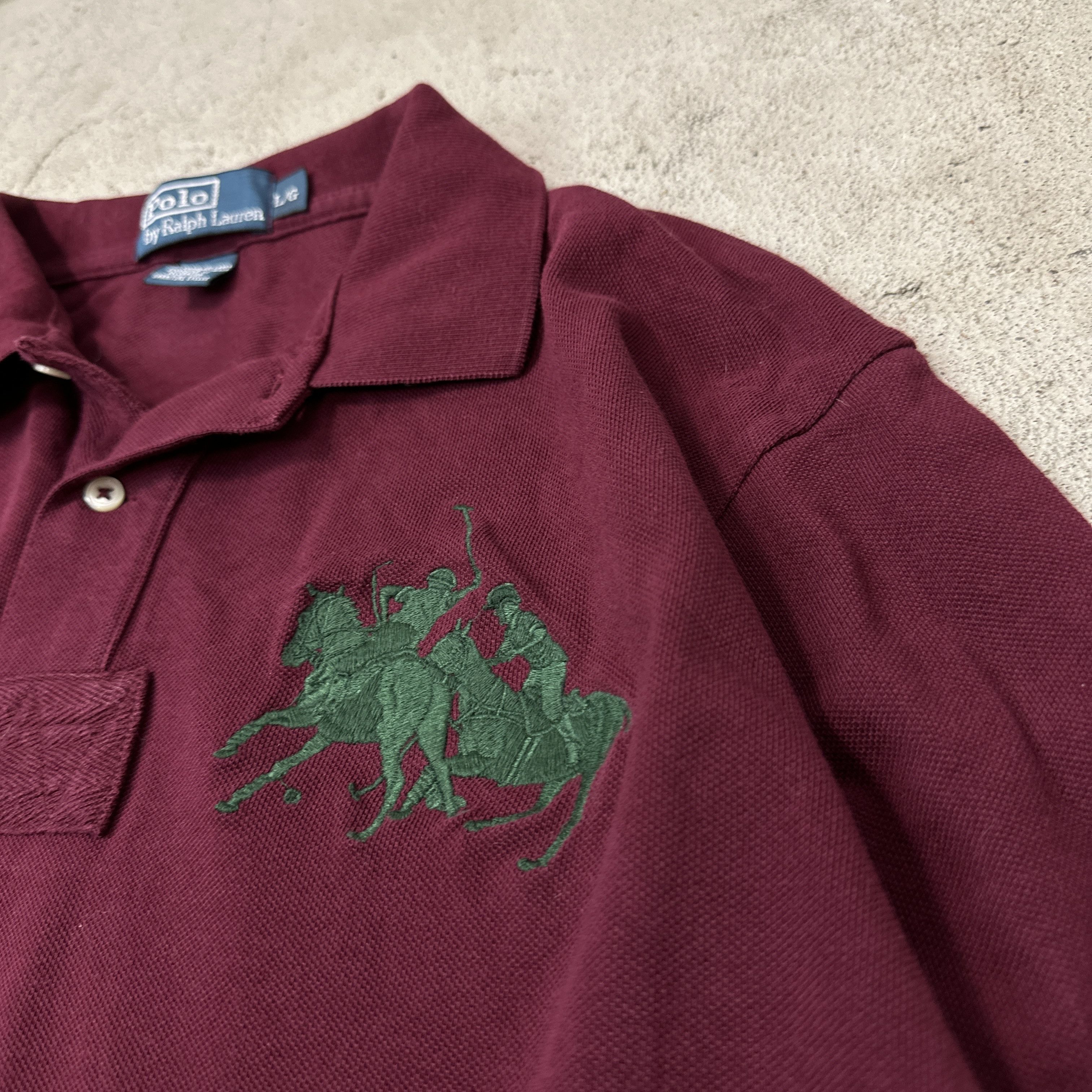Polo Ralph Lauren Vintage Streetwear Polo Ralph Lauren Big Pony Longsleeve Y2K Size US L / EU 52-54 / 3 - 3 Thumbnail