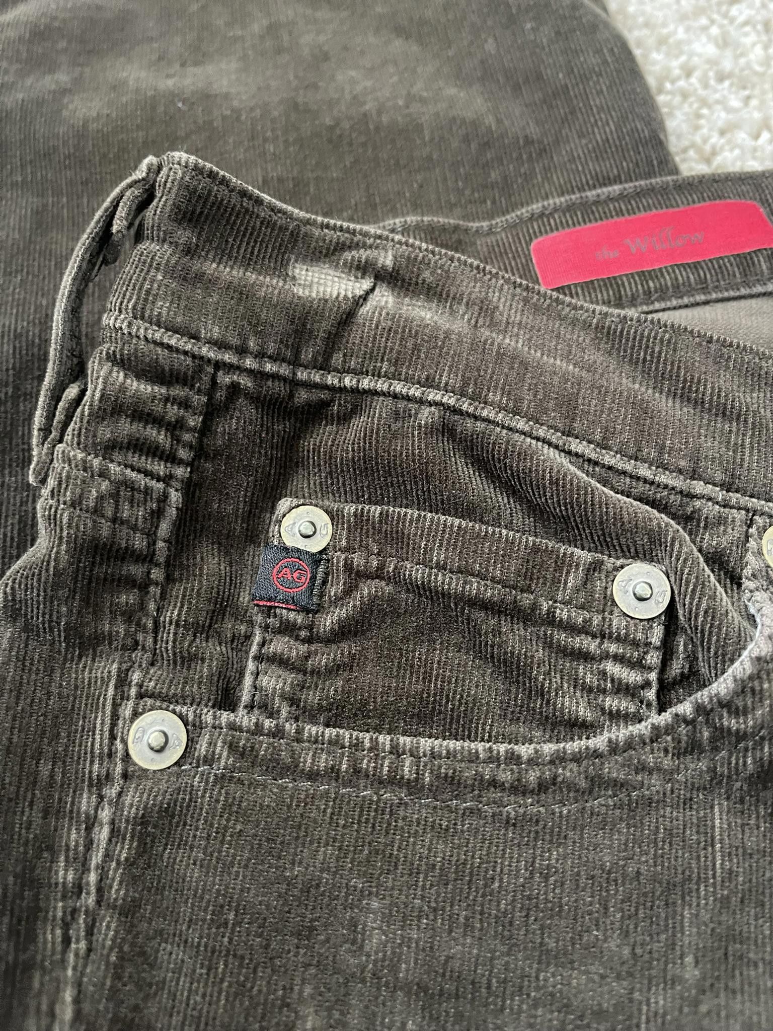 AG Adriano Goldschmied AG Jeans the Willow Brown Corduroy Pants Size 27" / US 4 / IT 40 - 6 Thumbnail